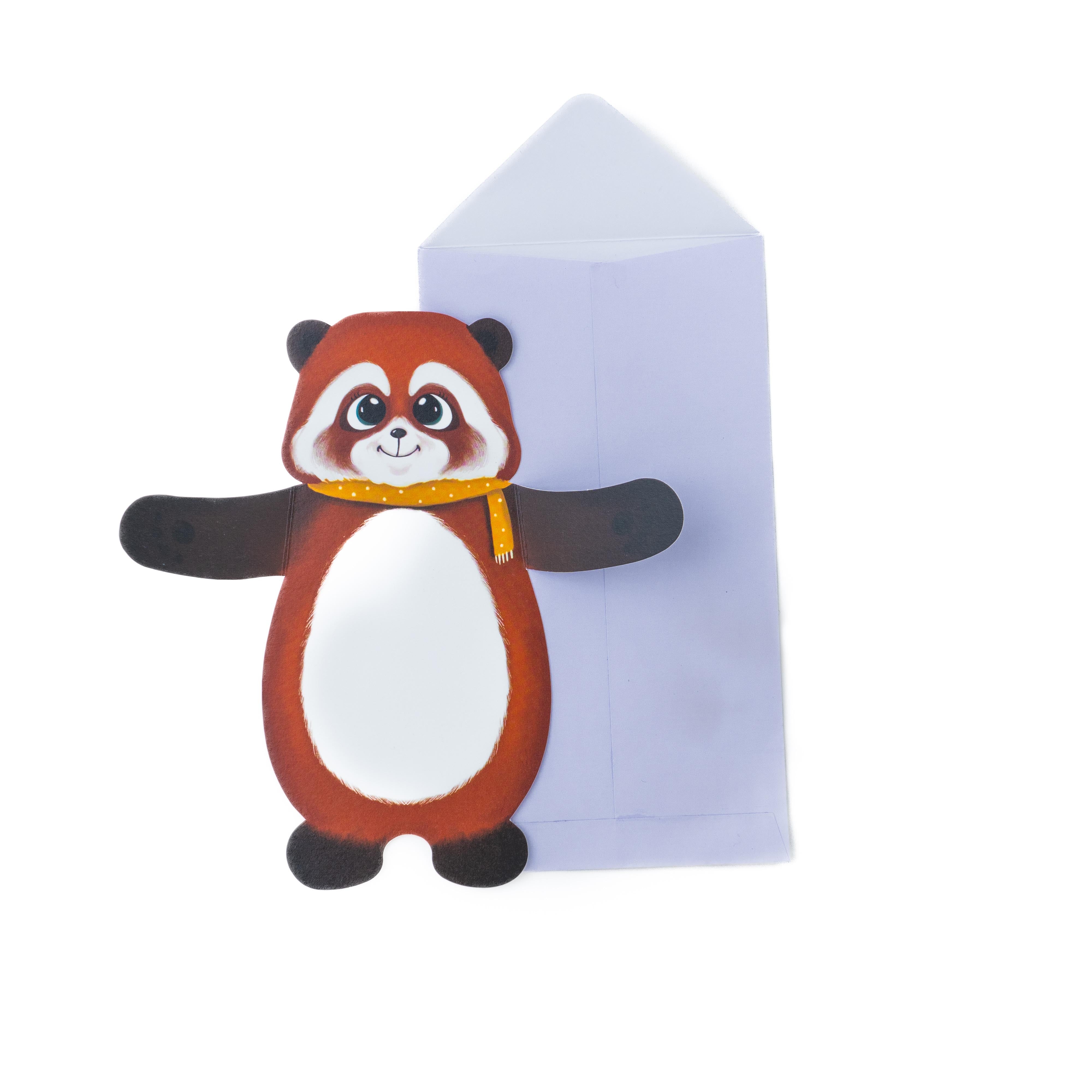 Red Panda Hug Card - Image 2