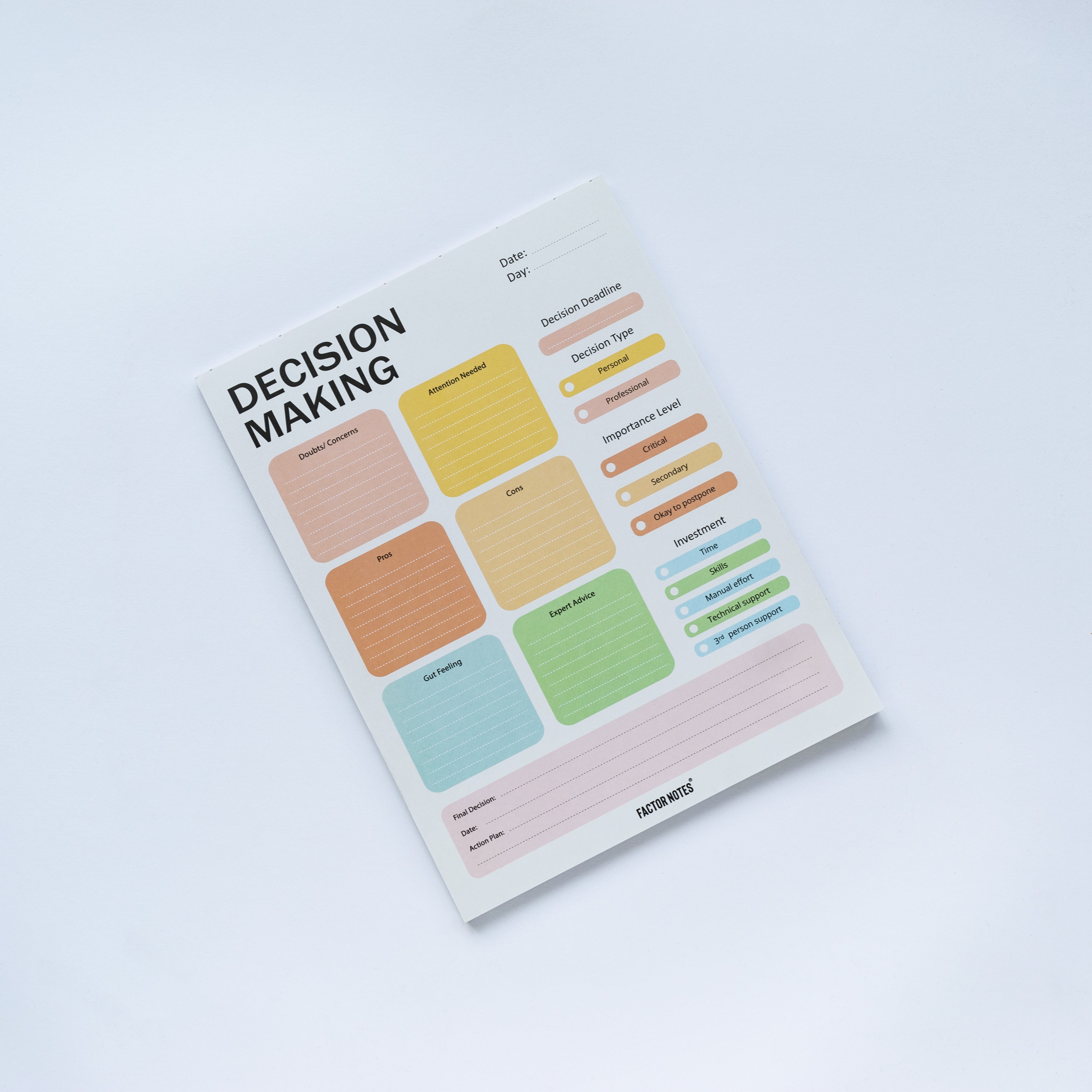 DECISION MAKING Journal Pad - Image 3