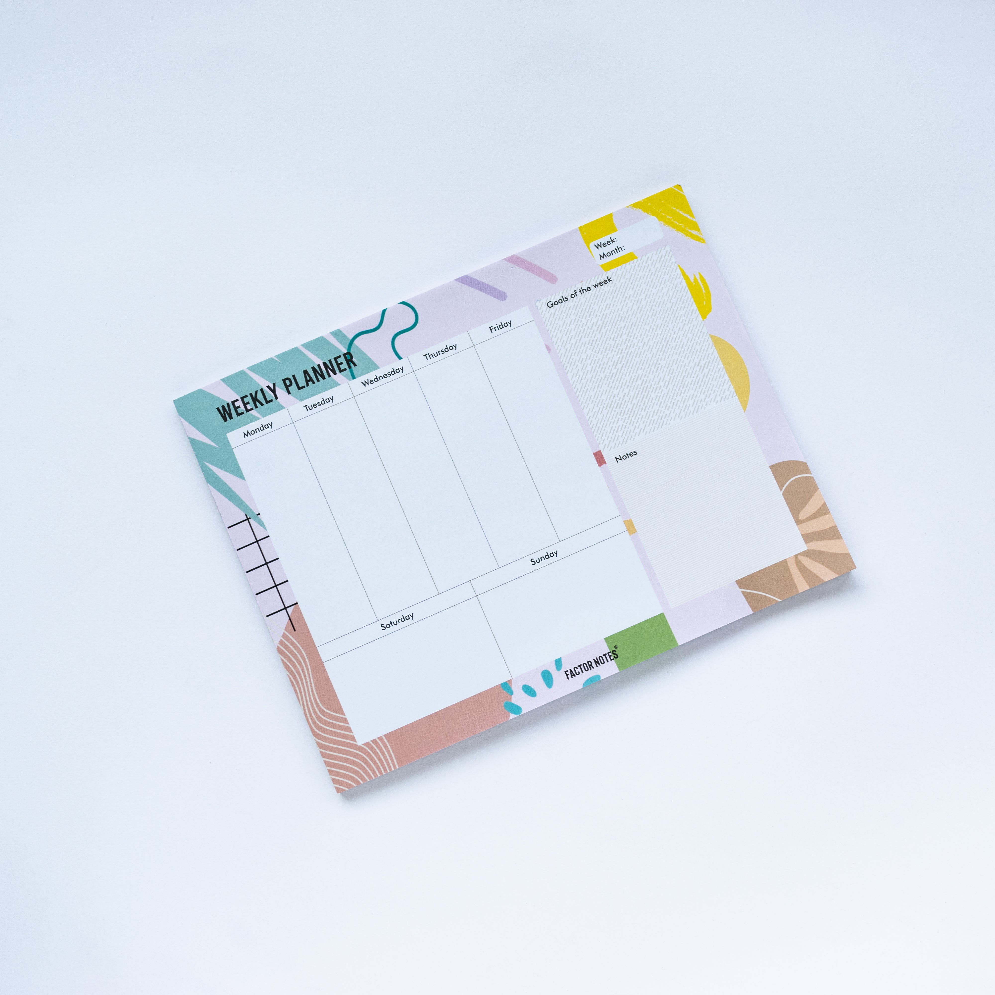 WEEKLY PLANNER- Undated Tear-Off Desk Pad - Image 3