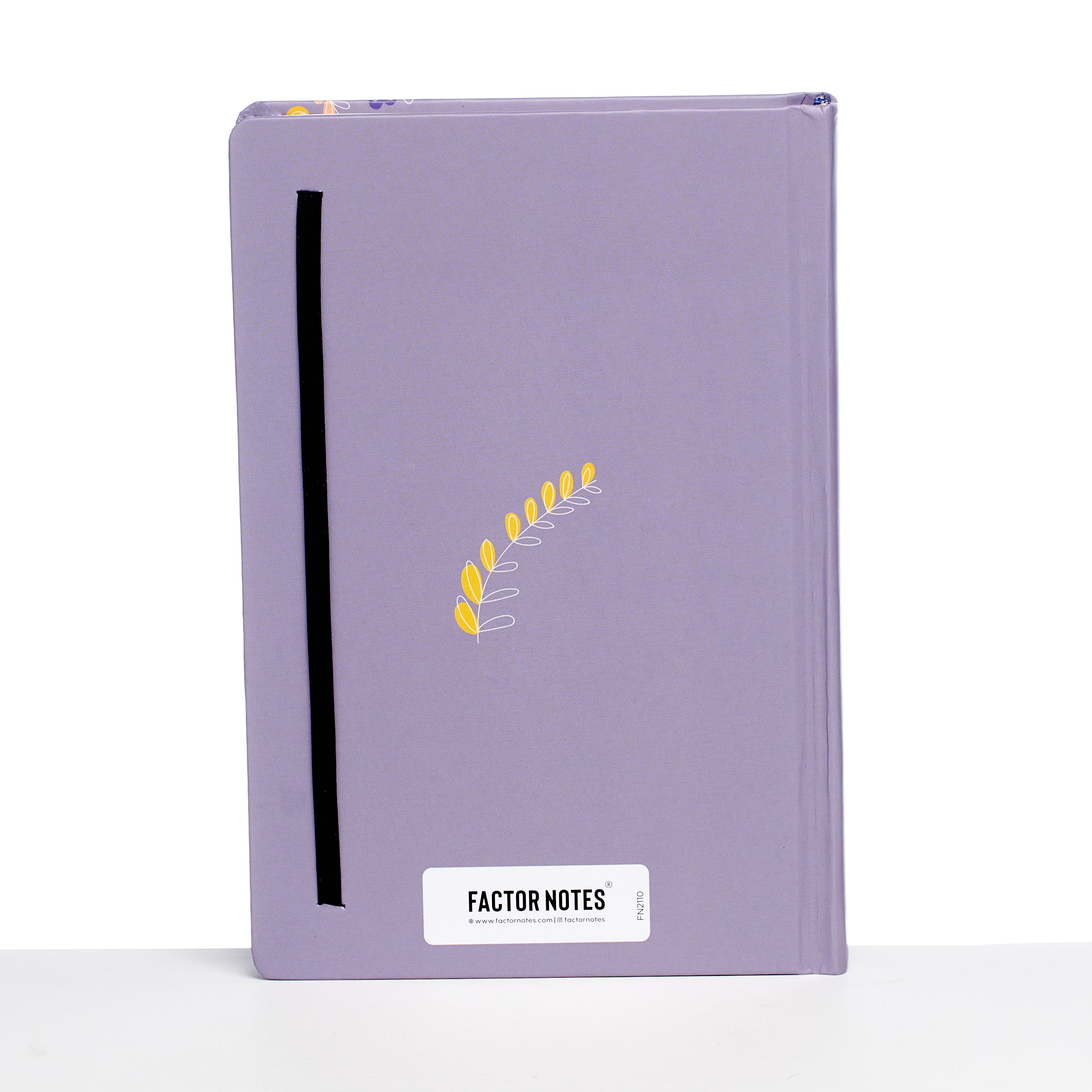 The Lavender Wildflower - Designer Hard Cover Notebooks - Image 4