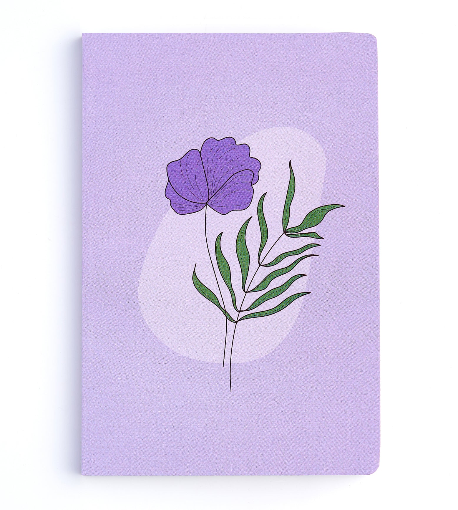 Violet Bloom: Plain Notebook