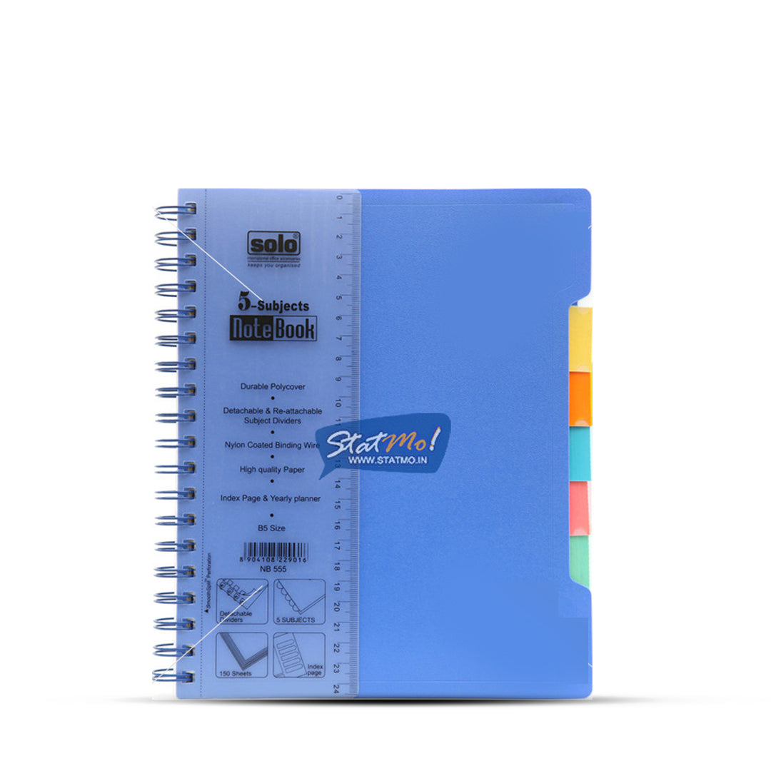 Solo B5 Five Subject Notebook - Image 5