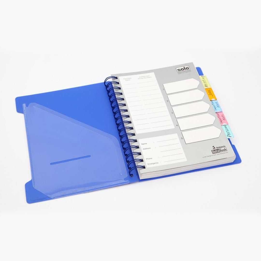 Solo B5 Five Subject Notebook - Image 6
