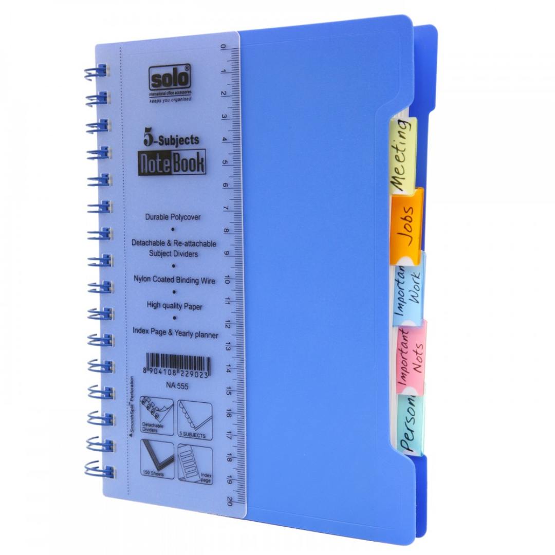 Solo B5 Five Subject Notebook - Image 9
