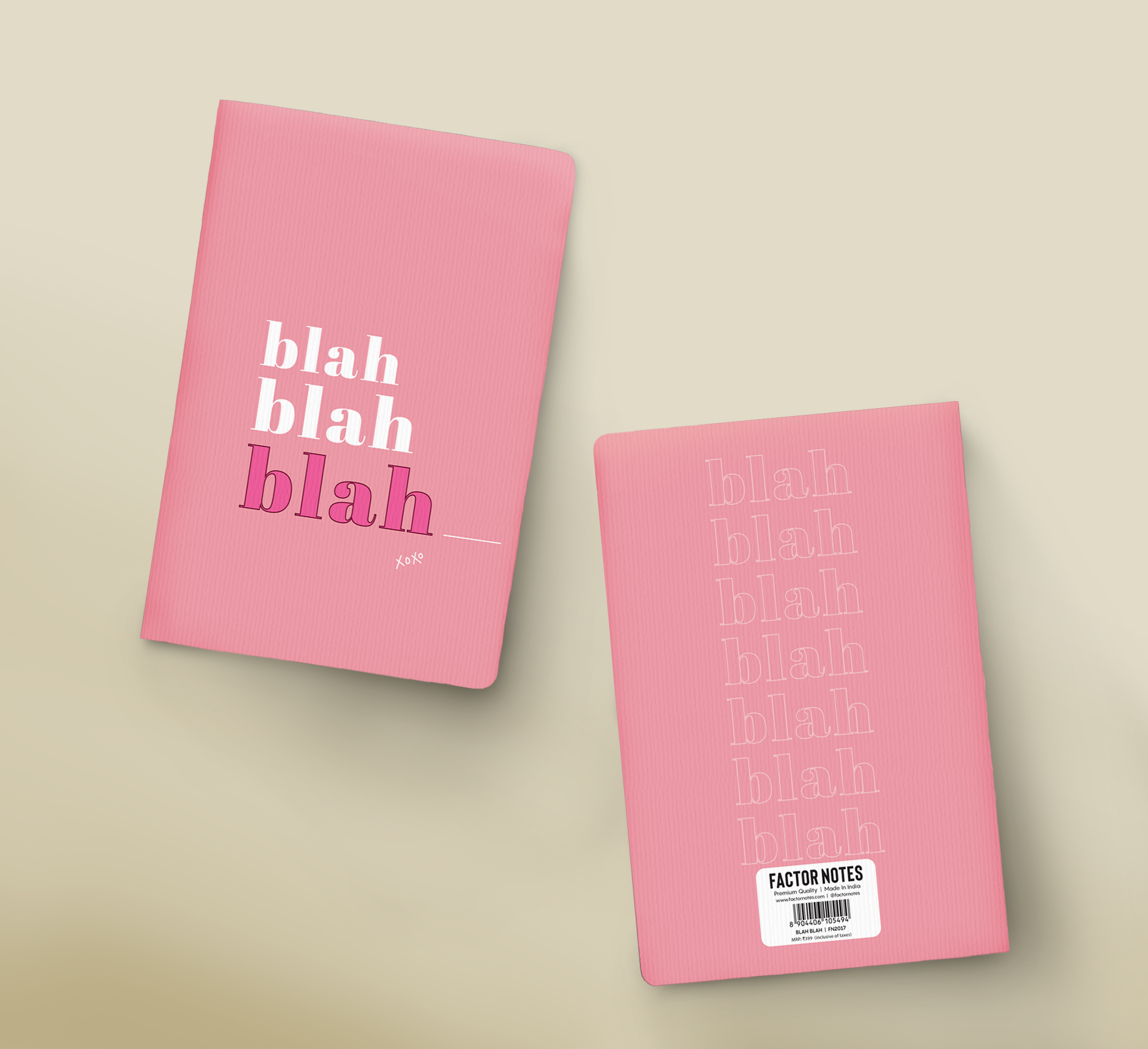 The Blah Blah: Plain Notebook - Image 2