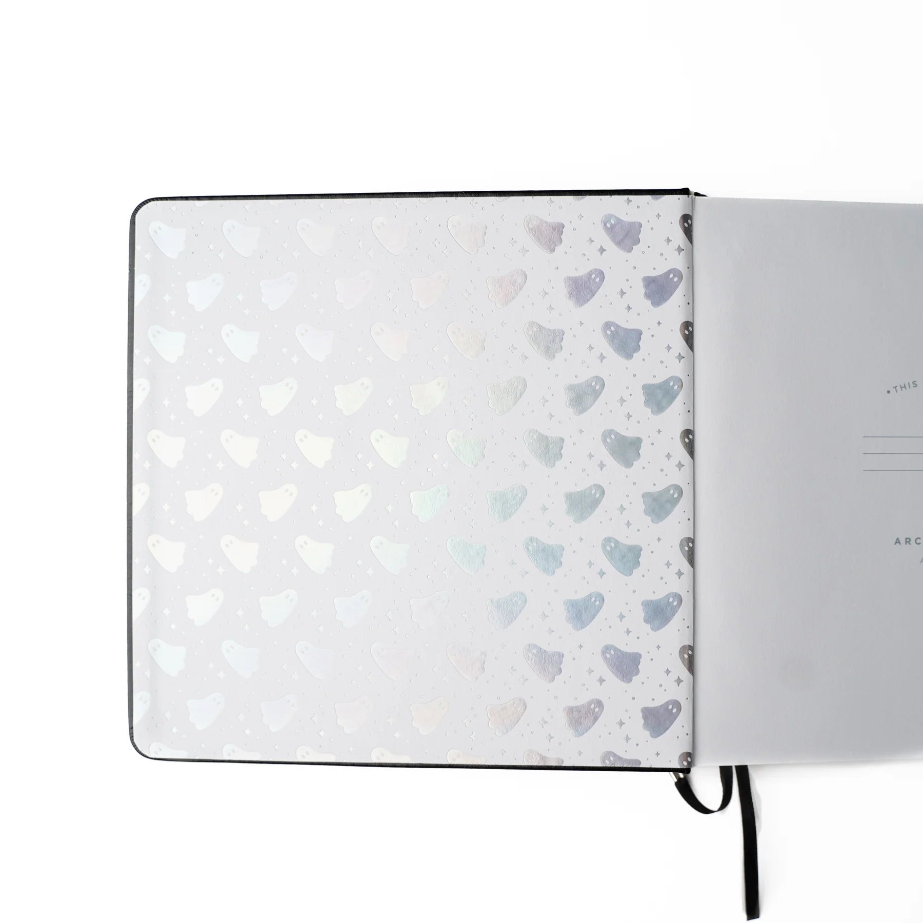 Archer & Olive A5 Dot Grid Notebook- Cute Ghost - Image 4