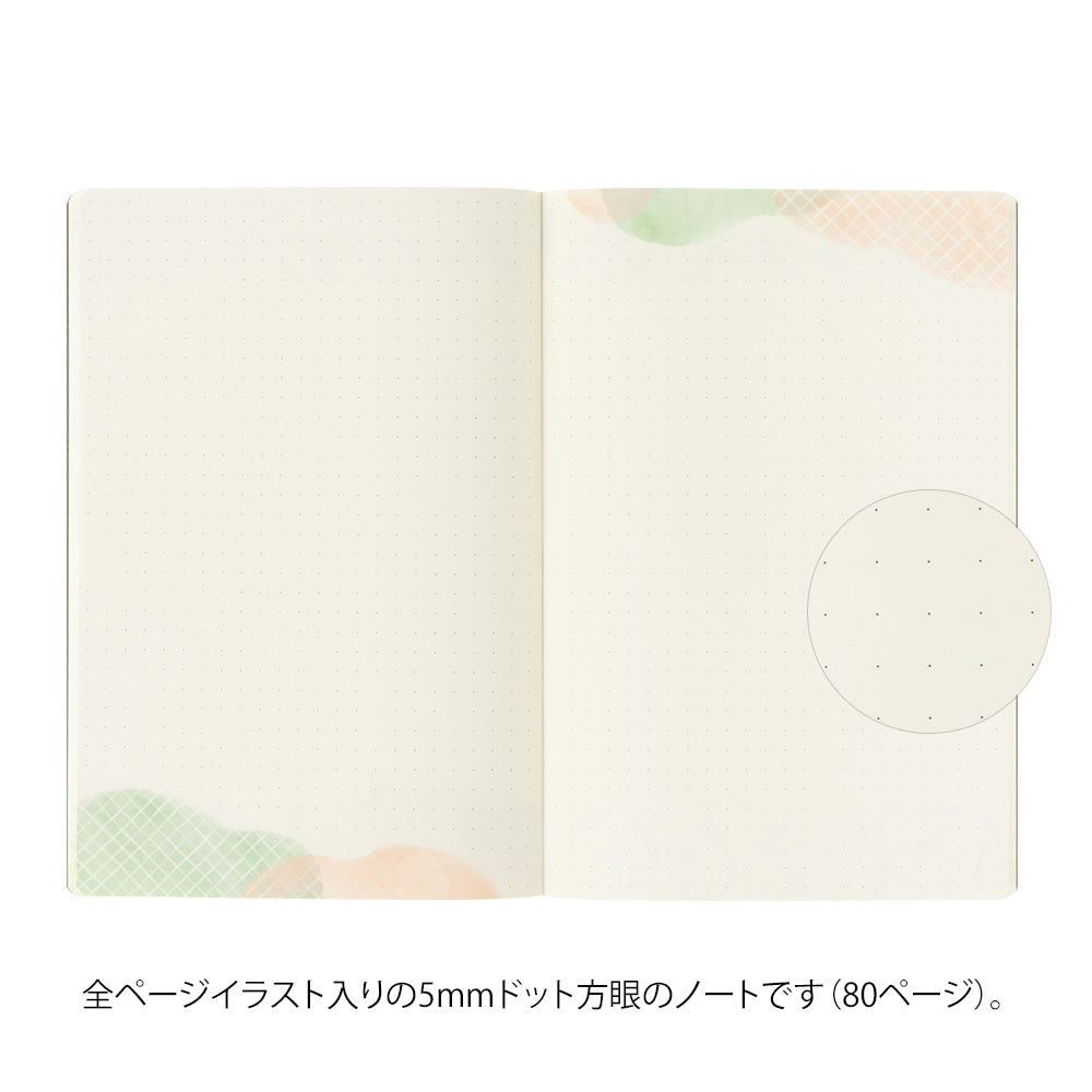 MIDORI Yuru Log Notebook (B6) Watercolor - Image 5