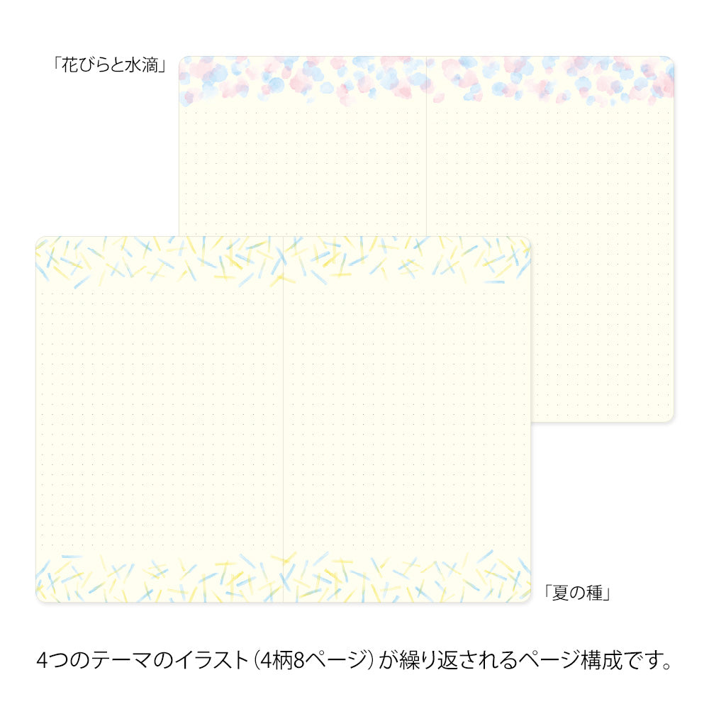 MIDORI Yuru Log Notebook (B6) Watercolor - Image 7