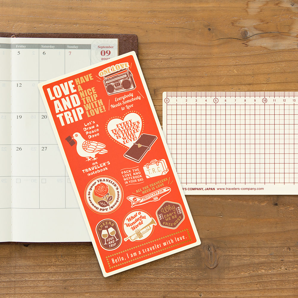 TRAVELER'S notebook Plastic Sheet 2025 - Image 3