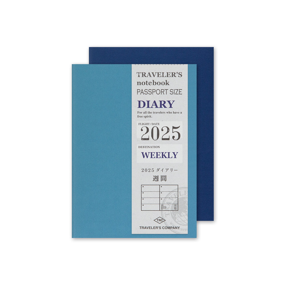 TRAVELER'S notebook Passport Size Refill 2025 Weekly