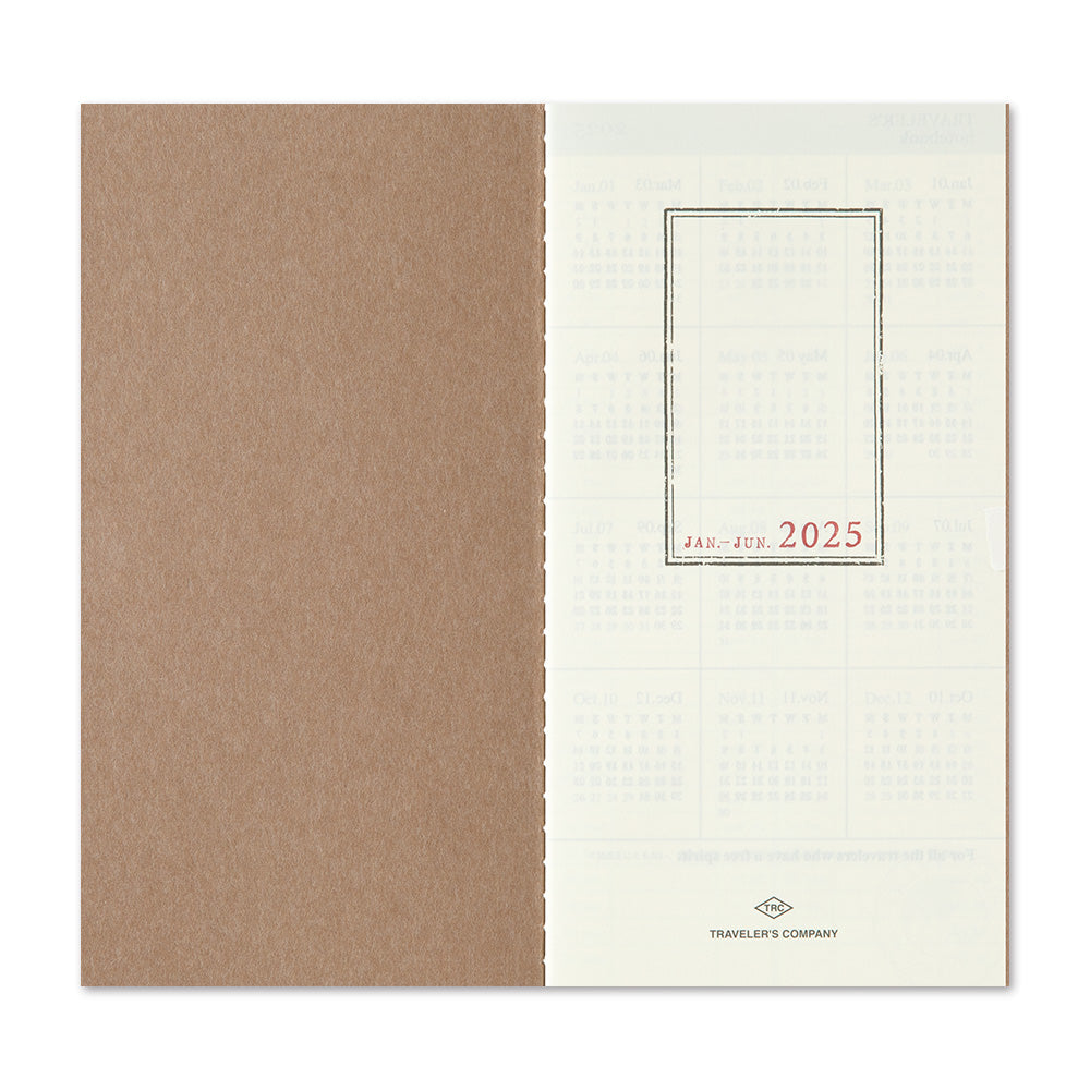 TRAVELER'S notebook Refill 2025 Weekly Vertical - Image 2