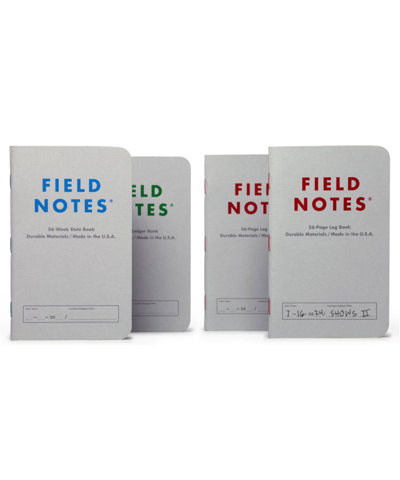 Field Notes: 2-Packs Index