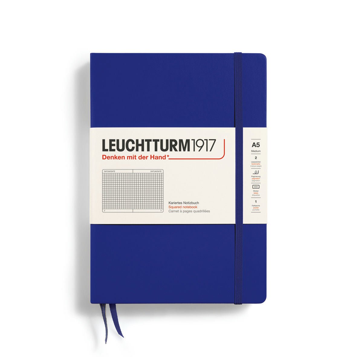 Leuchtturm Hardcover A5 Grid Notebook - Image 4