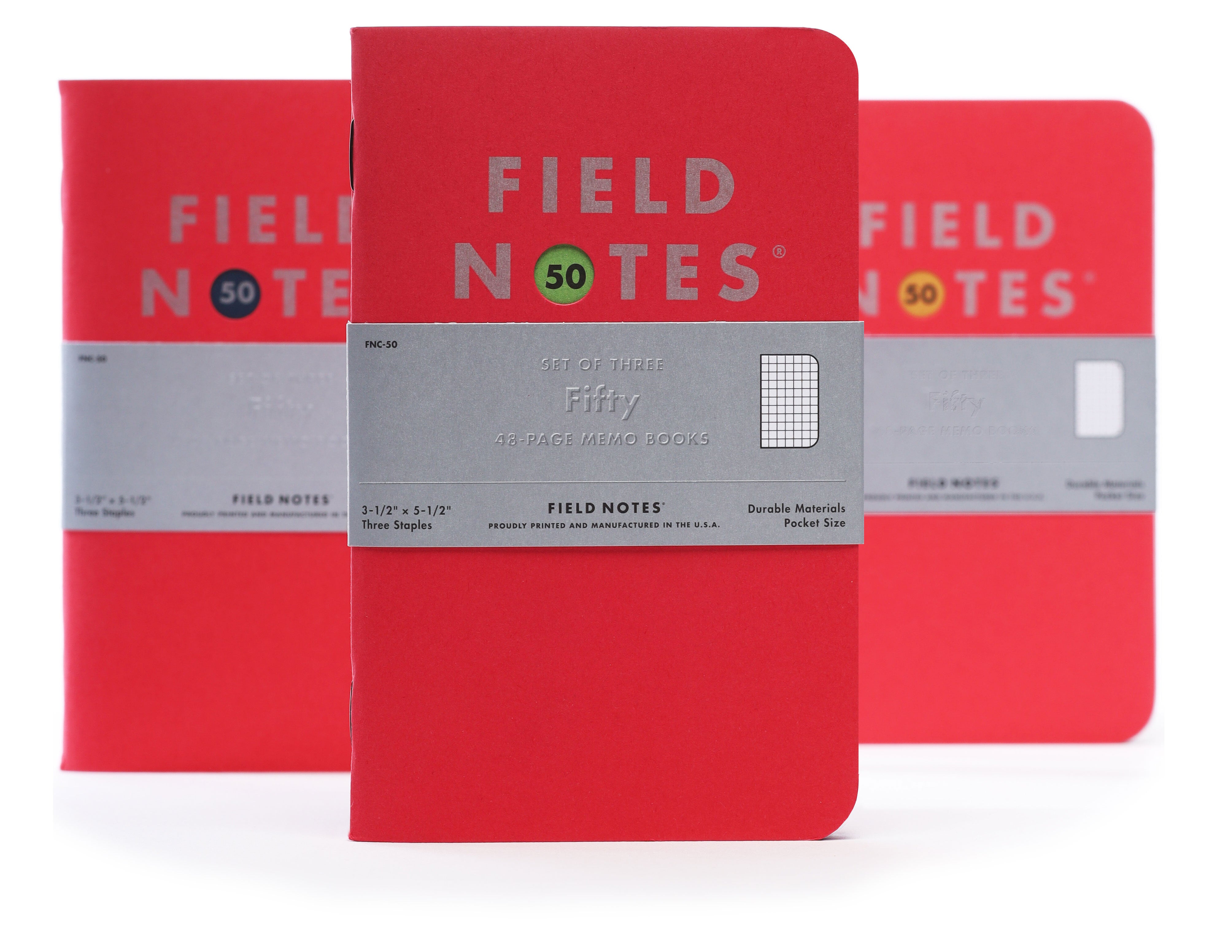 Field Notes: 3 Pack Fifty