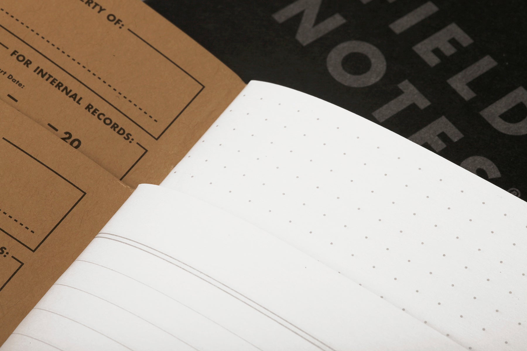 Field Notes: 3 PACK PITCH BLACK MEMO BOOK (RULED) - Image 2