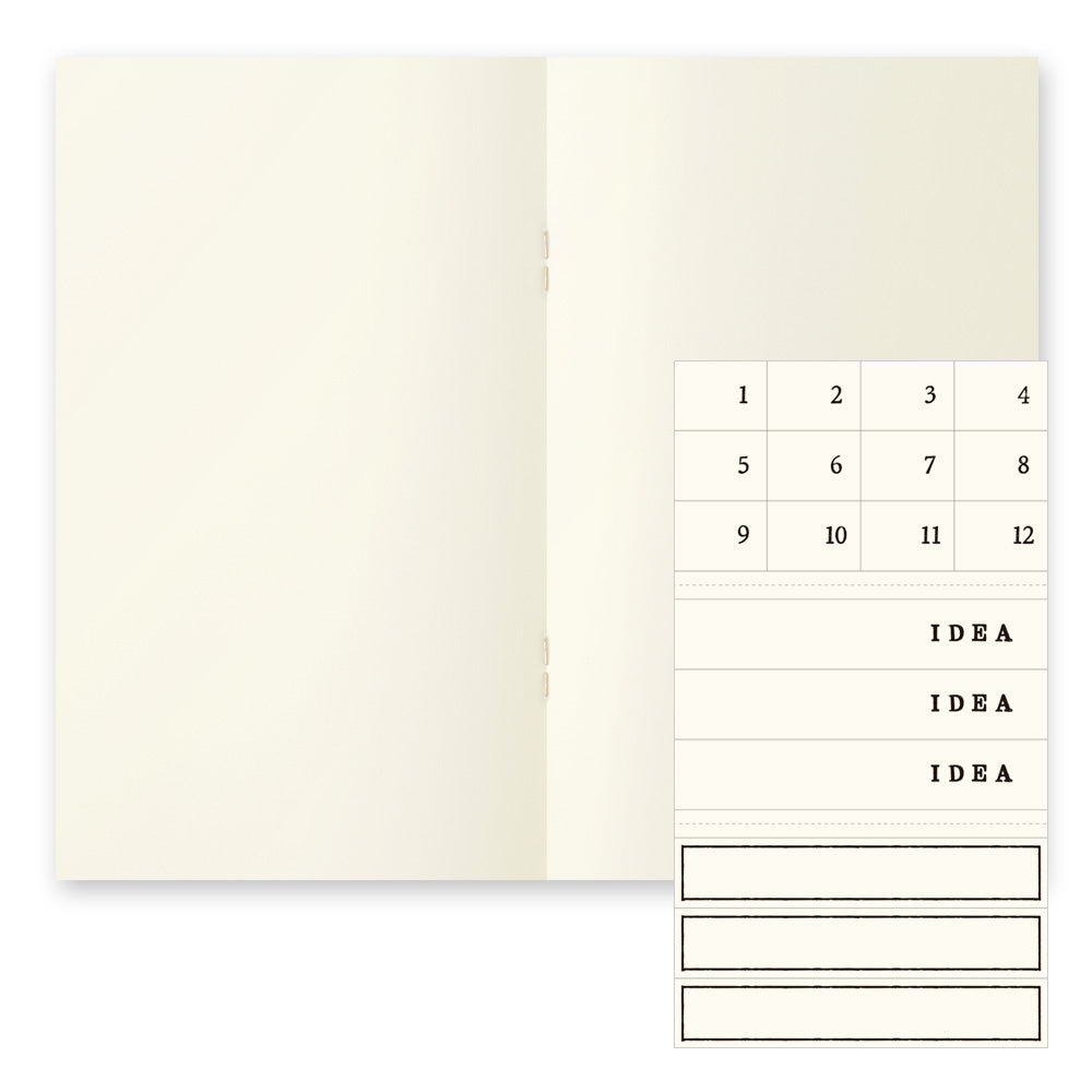 MD Notebook Light (B6 Slim) Blank 3pcs Pack A - Image 3