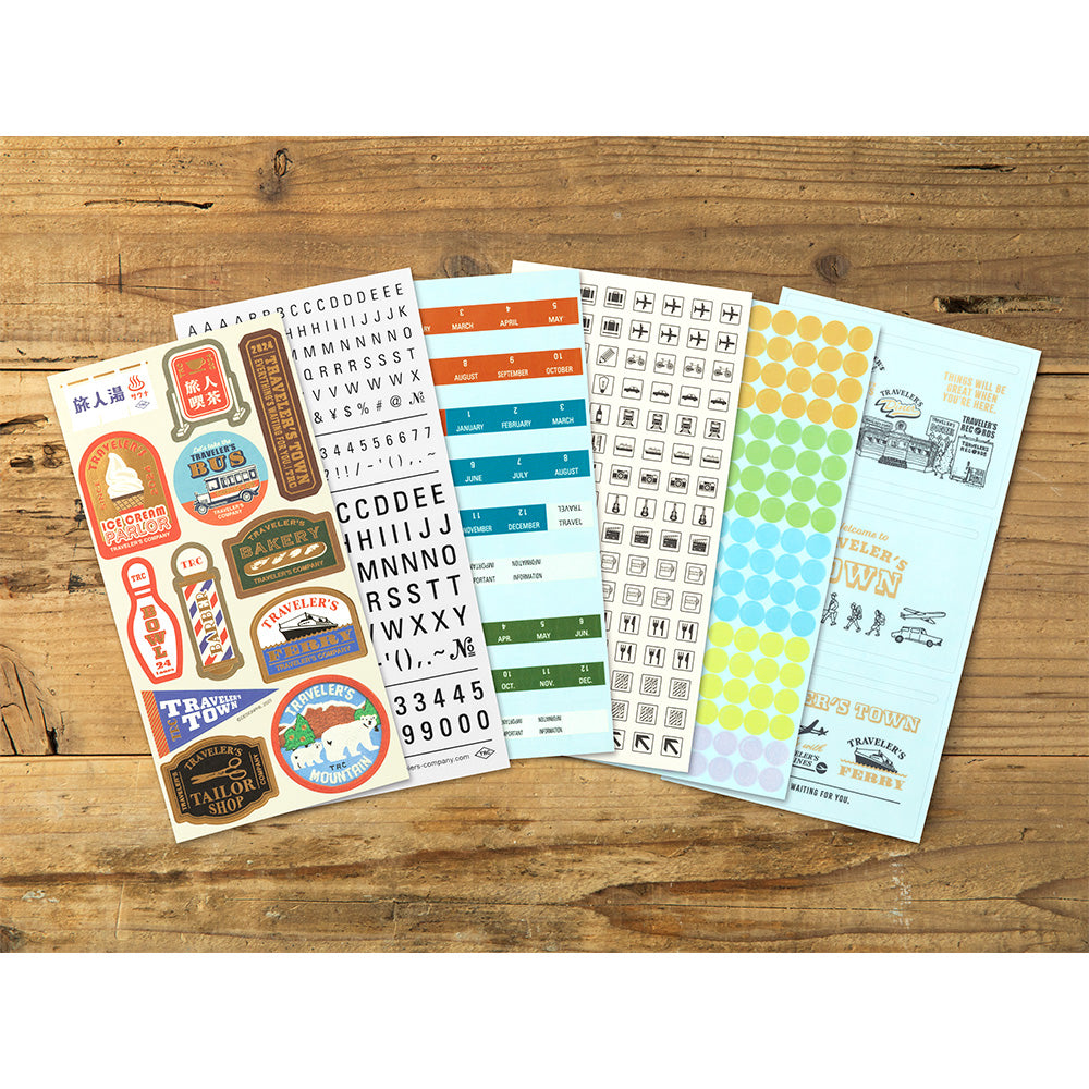 TRAVELER'S notebook Customized Sticker Set for Diary 2024 - Image 7