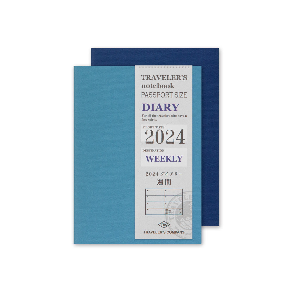 TRAVELER'S notebook Passport Size Refill 2024 Weekly