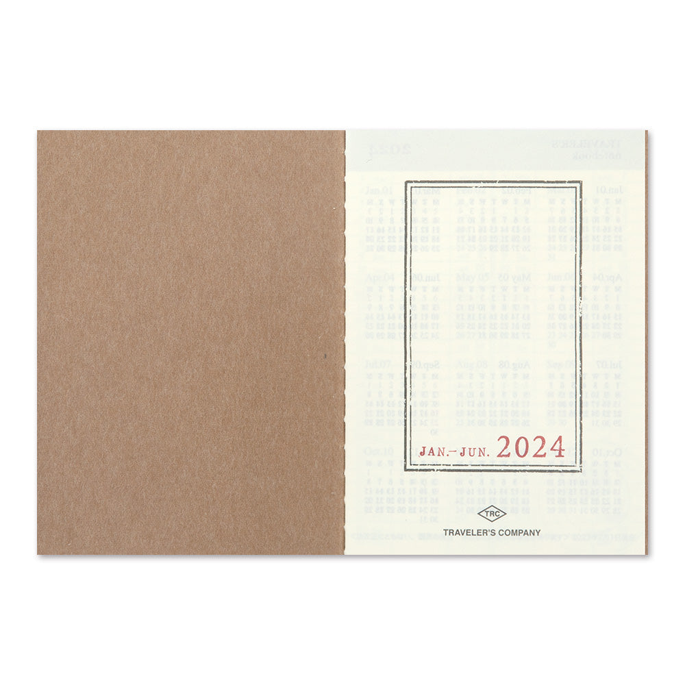 TRAVELER'S notebook Passport Size Refill 2024 Weekly - Image 3