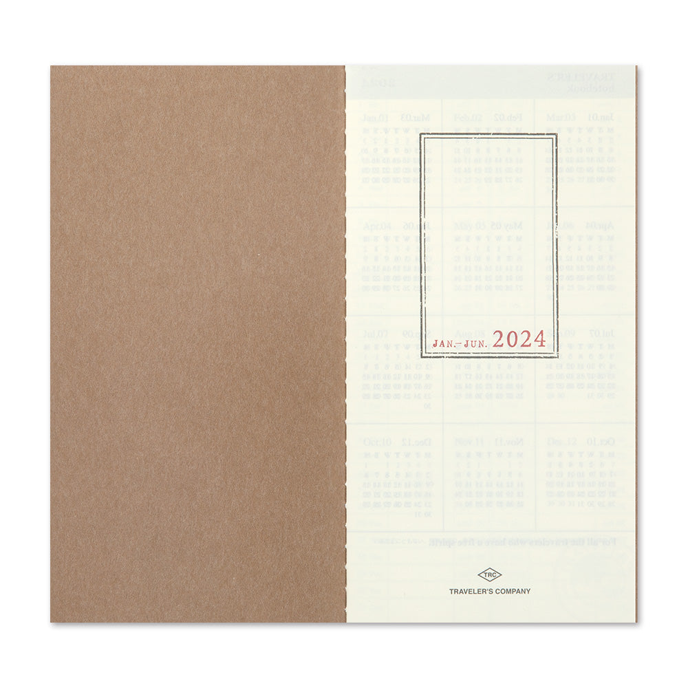 TRAVELER'S notebook Refill 2024 Weekly + Memo - Image 3