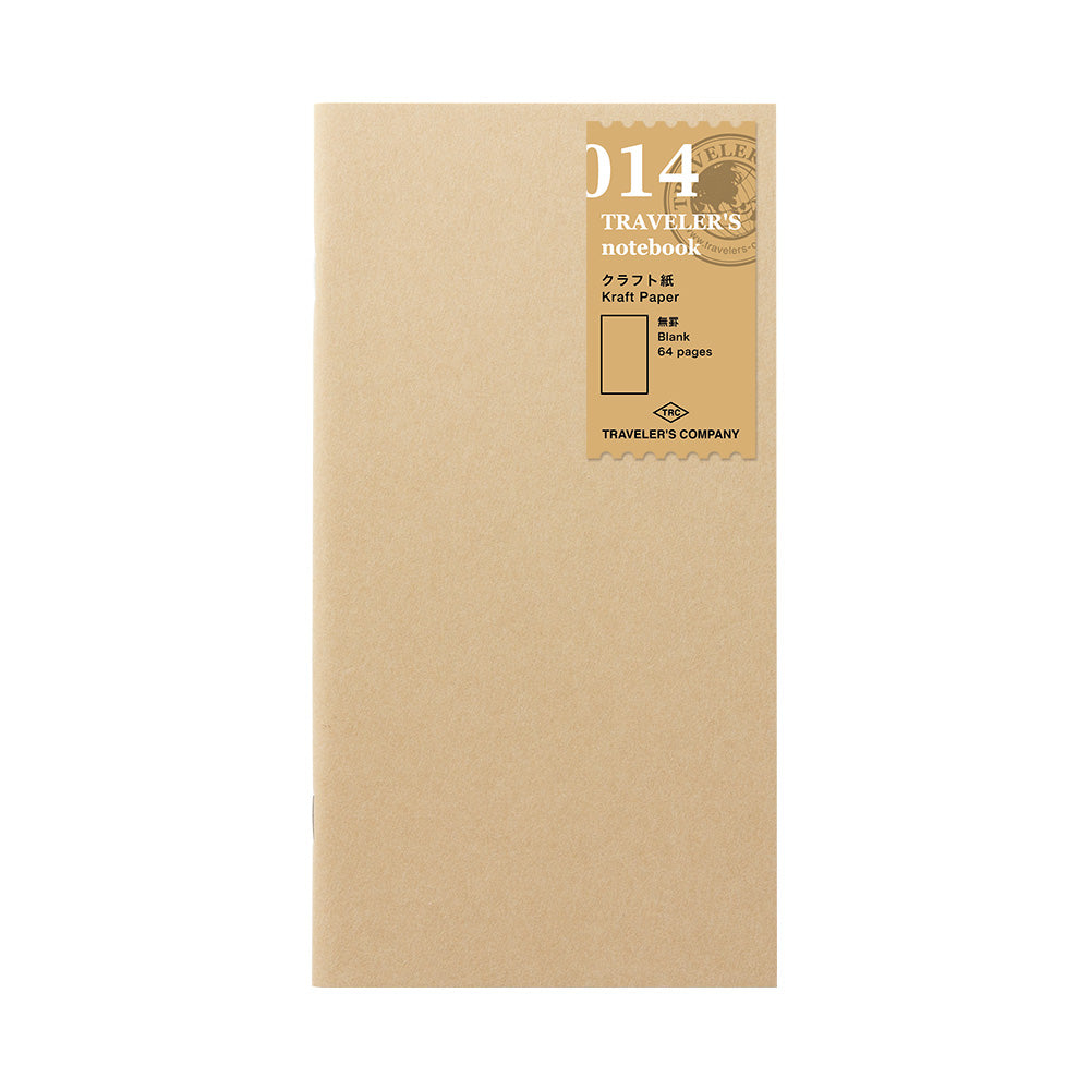 TRAVELER'S notebook Refill Kraft Paper Notebook 014