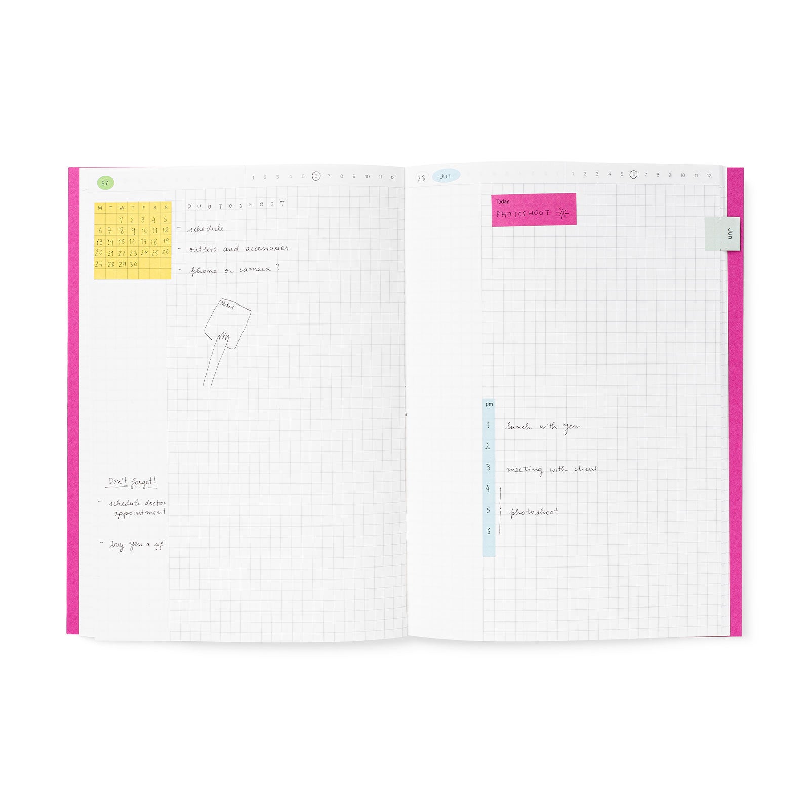 Undated Planner Daily Paper Notebook - Image 2