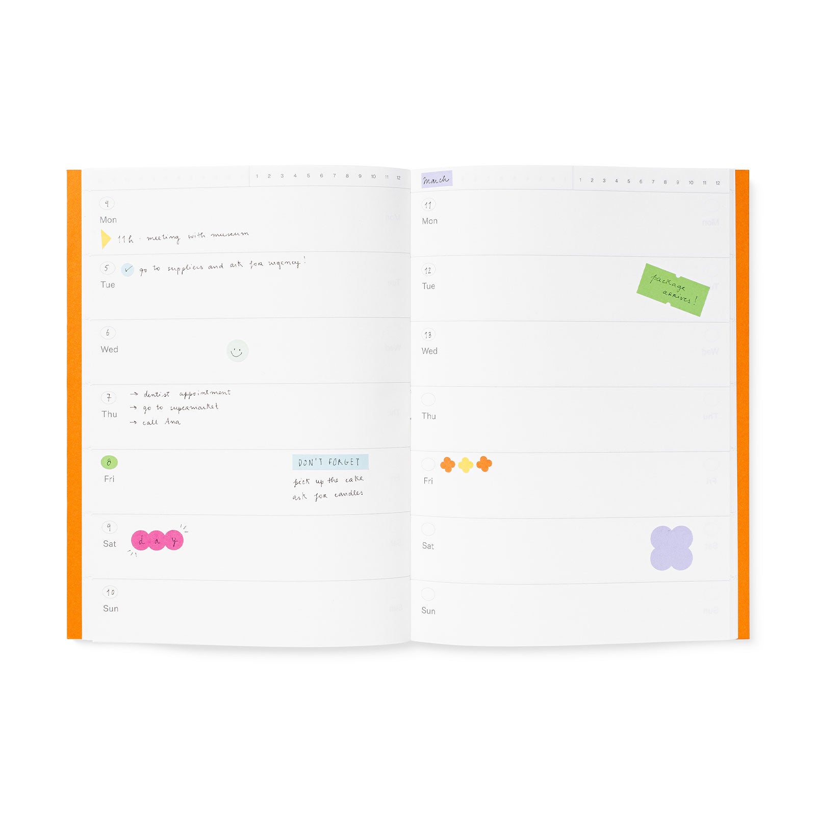 Undated Planner Weekly Paper Notebook - Image 2