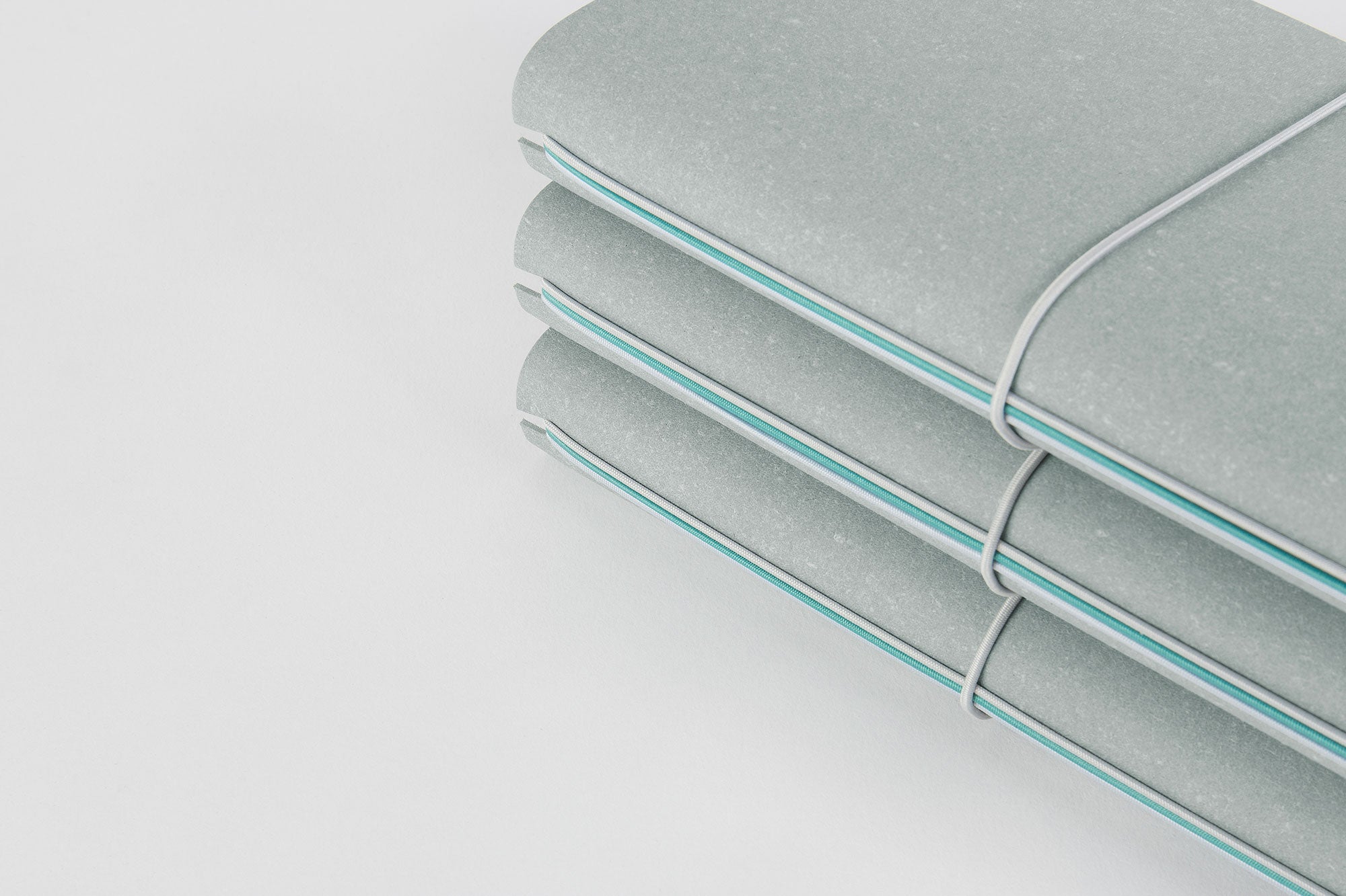 Log Cover Sky Grey Leather Cover - Image 7