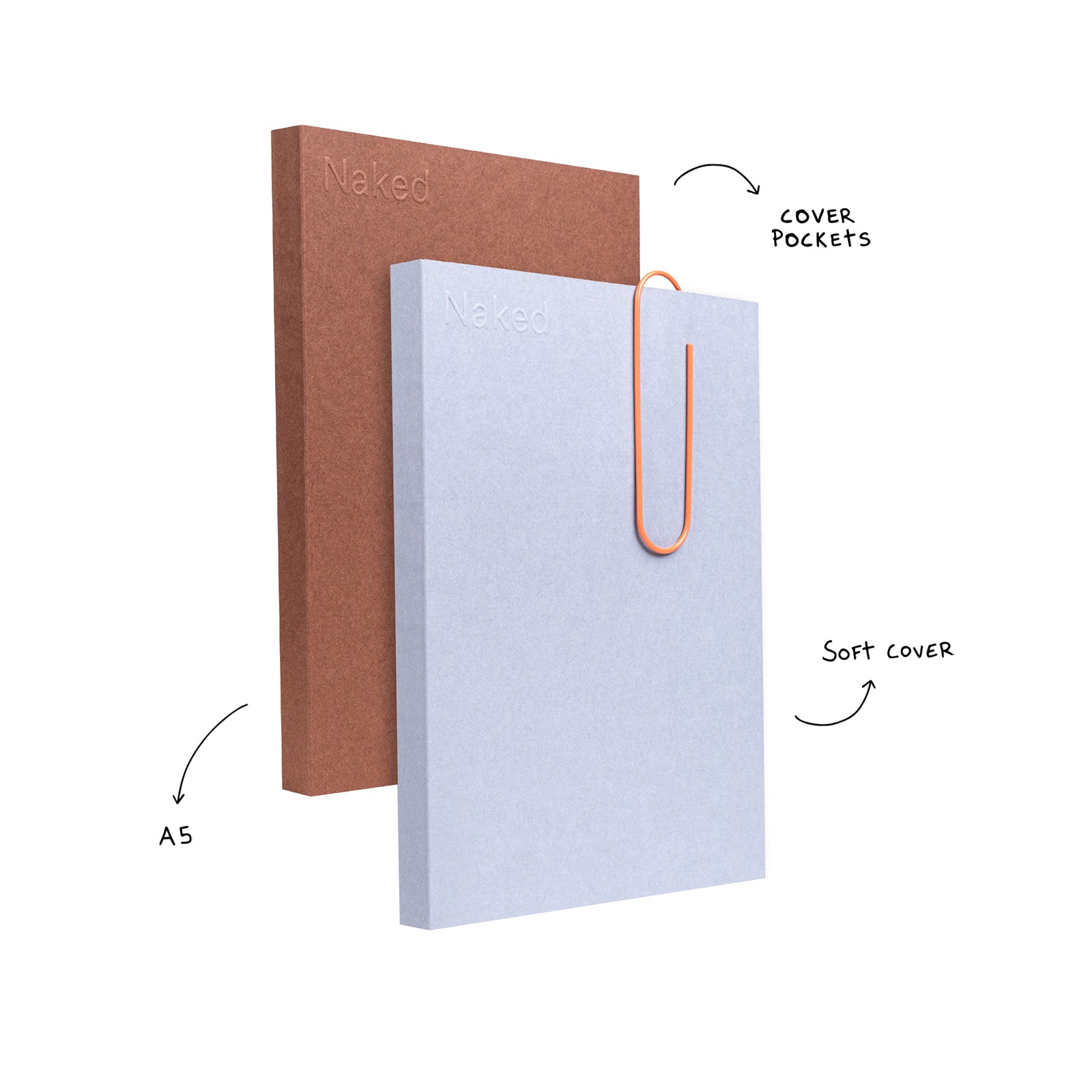 Naked Marine Blue Squared Paper Notebook - Image 5