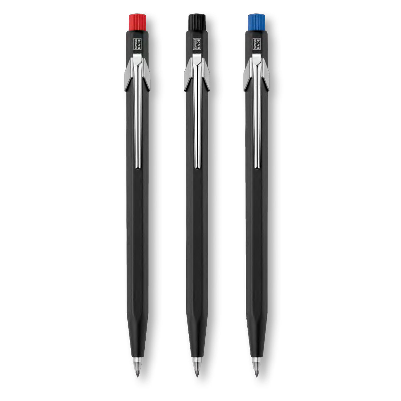 Caran d'Ache FixPencil 2mm Mechanical Pencil - Black Button