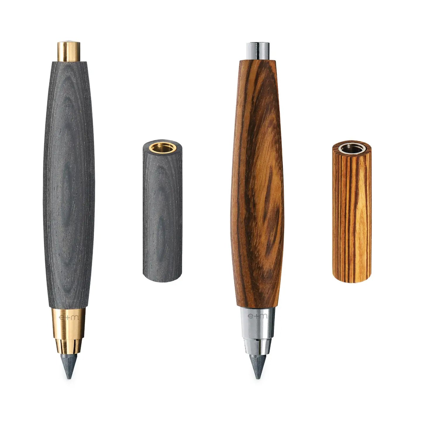 Sketch Clutch Pencil 5.5mm + Stick Pencil Sharpener - Zebrano Wood - Image 2