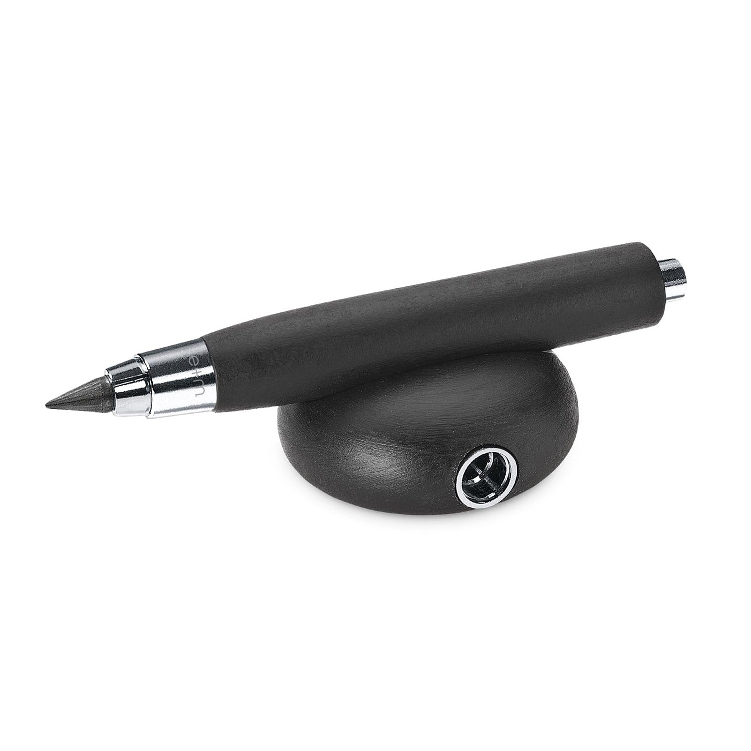 Workman Clutch Pencil 5.5mm Set With Round Disc Sharpener - Black Beech Wood