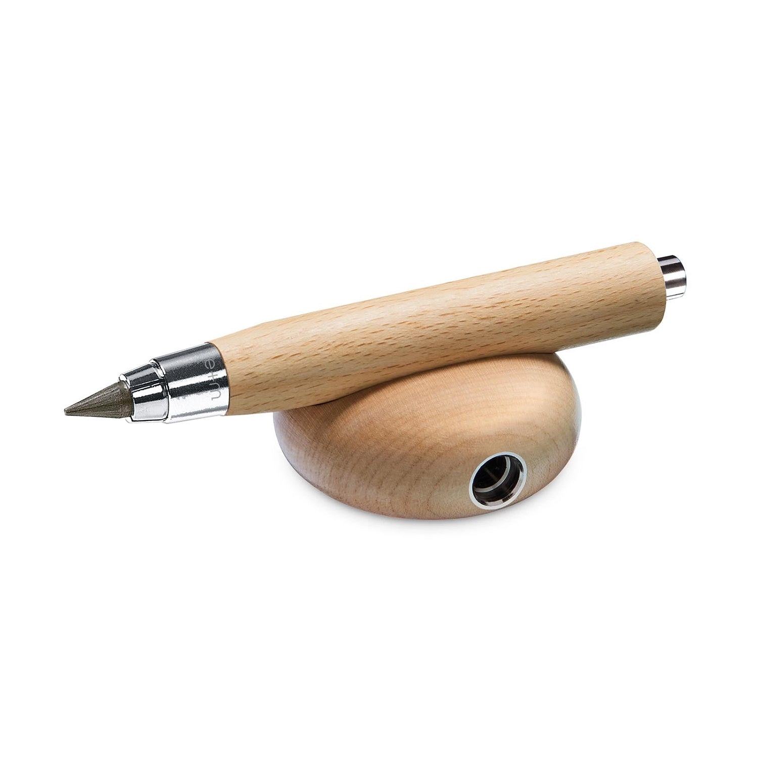 Workman Clutch Pencil 5.5mm Set With Round Disc Sharpener - Maple Wood