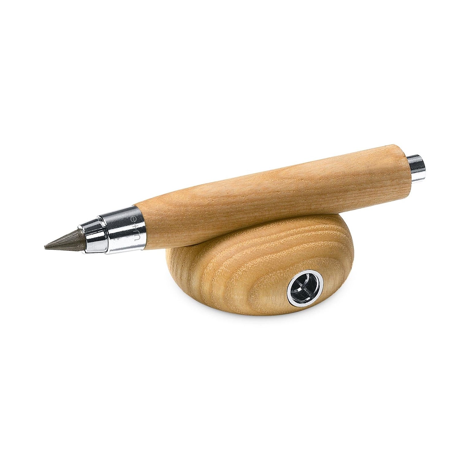 Workman Clutch Pencil 5.5mm Set With Round Disc Sharpener - Ash Wood