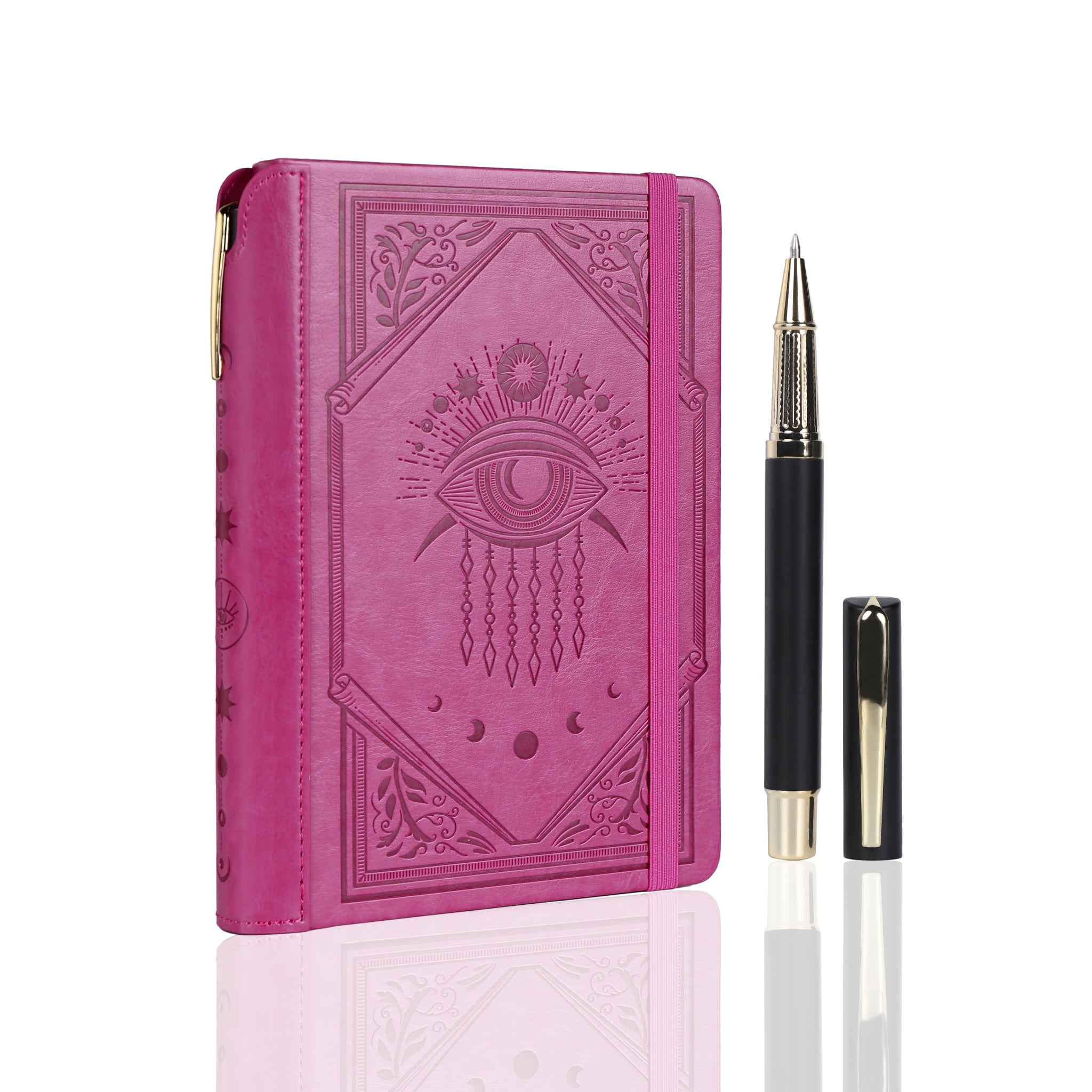 A5 Evil Eye Lined Notebook - Light Purple - Image 2