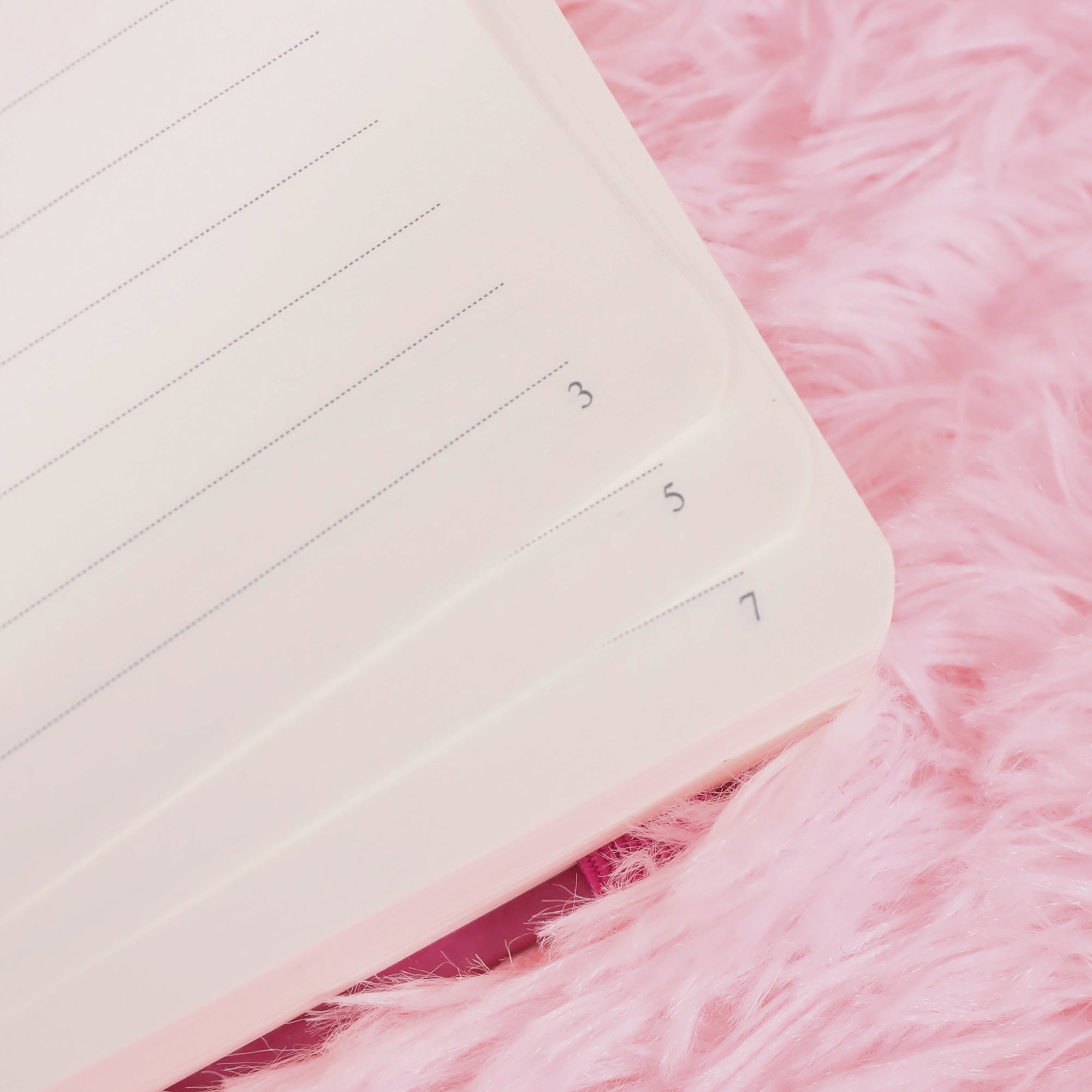 A5 Evil Eye Lined Notebook - Light Purple - Image 5