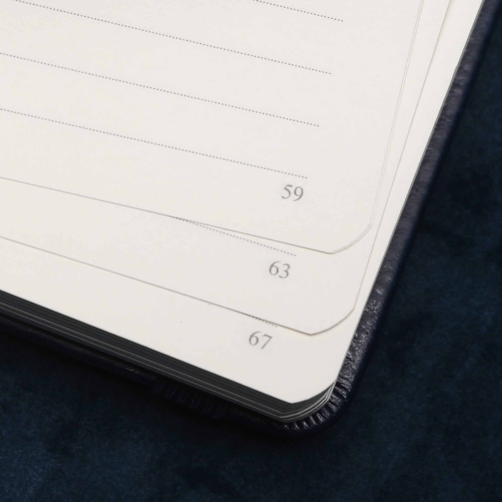 A5 Evil Eye Lined Notebook - Navy - Image 3