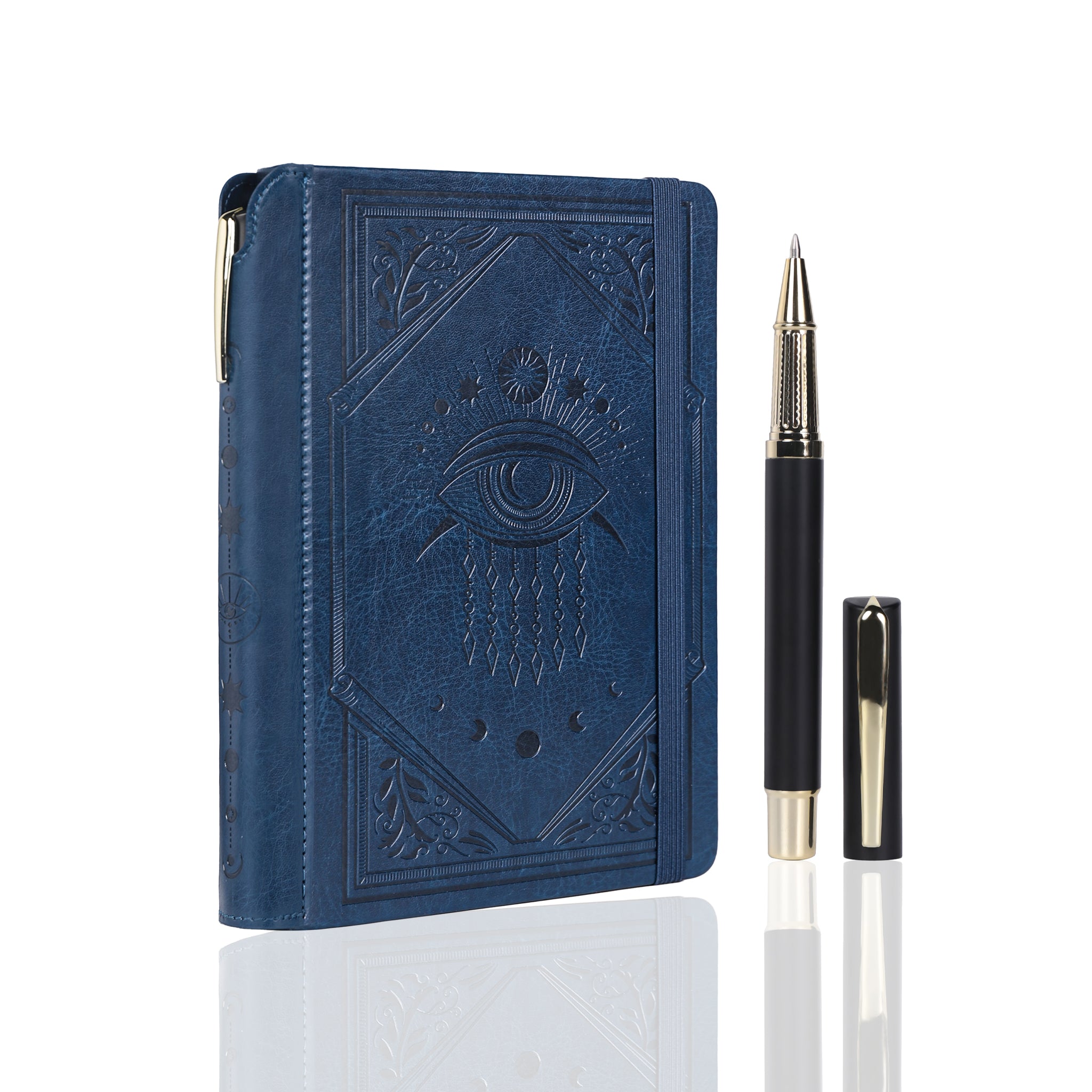 A5 Evil Eye Lined Notebook - Navy - Image 7