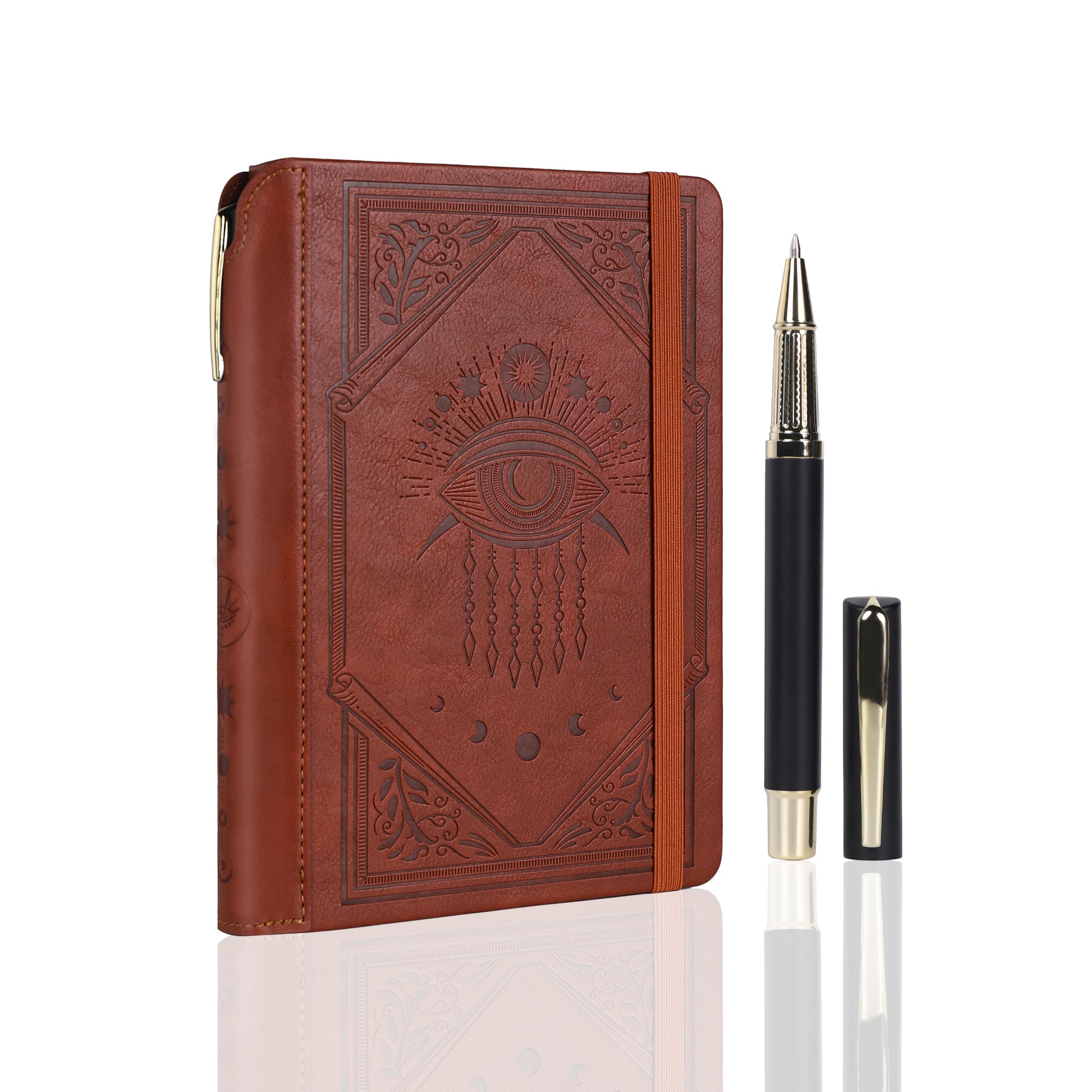A5 Evil Eye Lined Notebook - Brown - Image 7