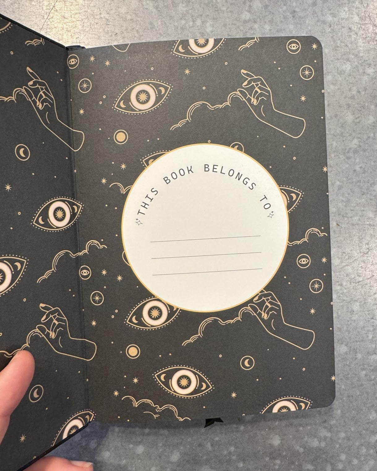 A5 Evil Eye Lined Notebook - Brown - Image 8