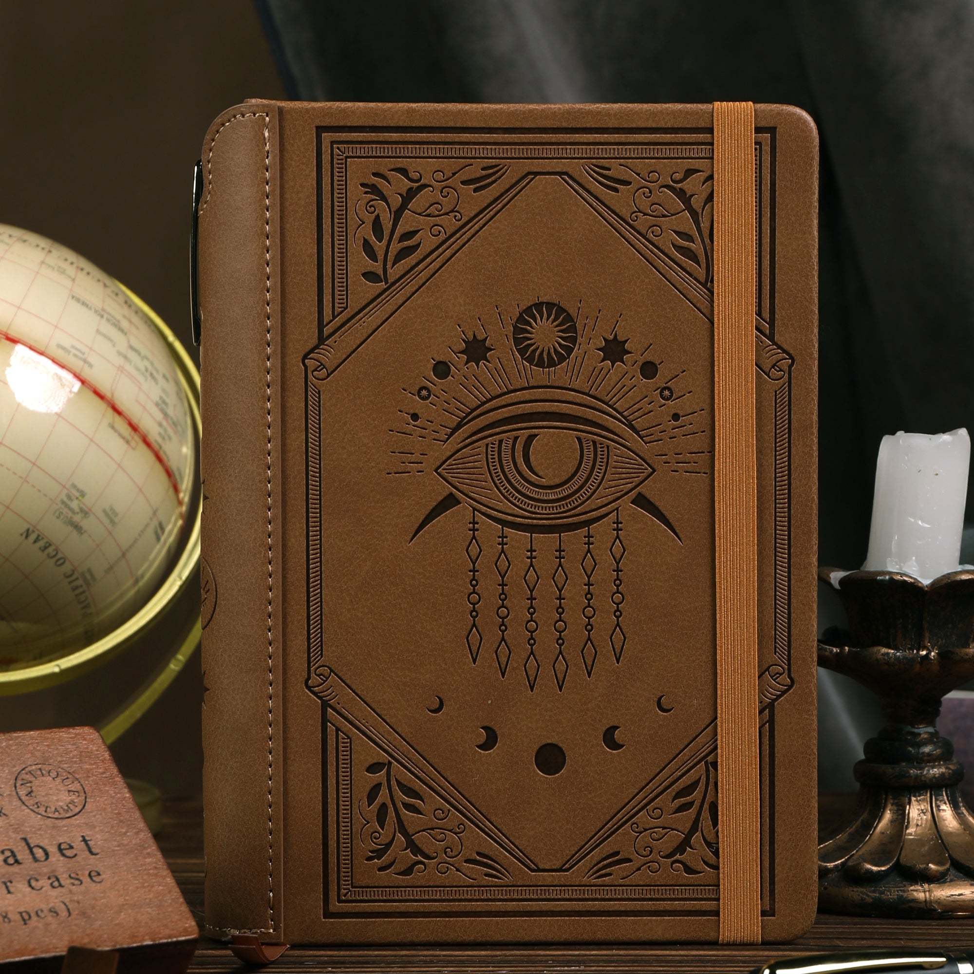 A5 Evil Eye Lined Notebook - Sand - Image 4