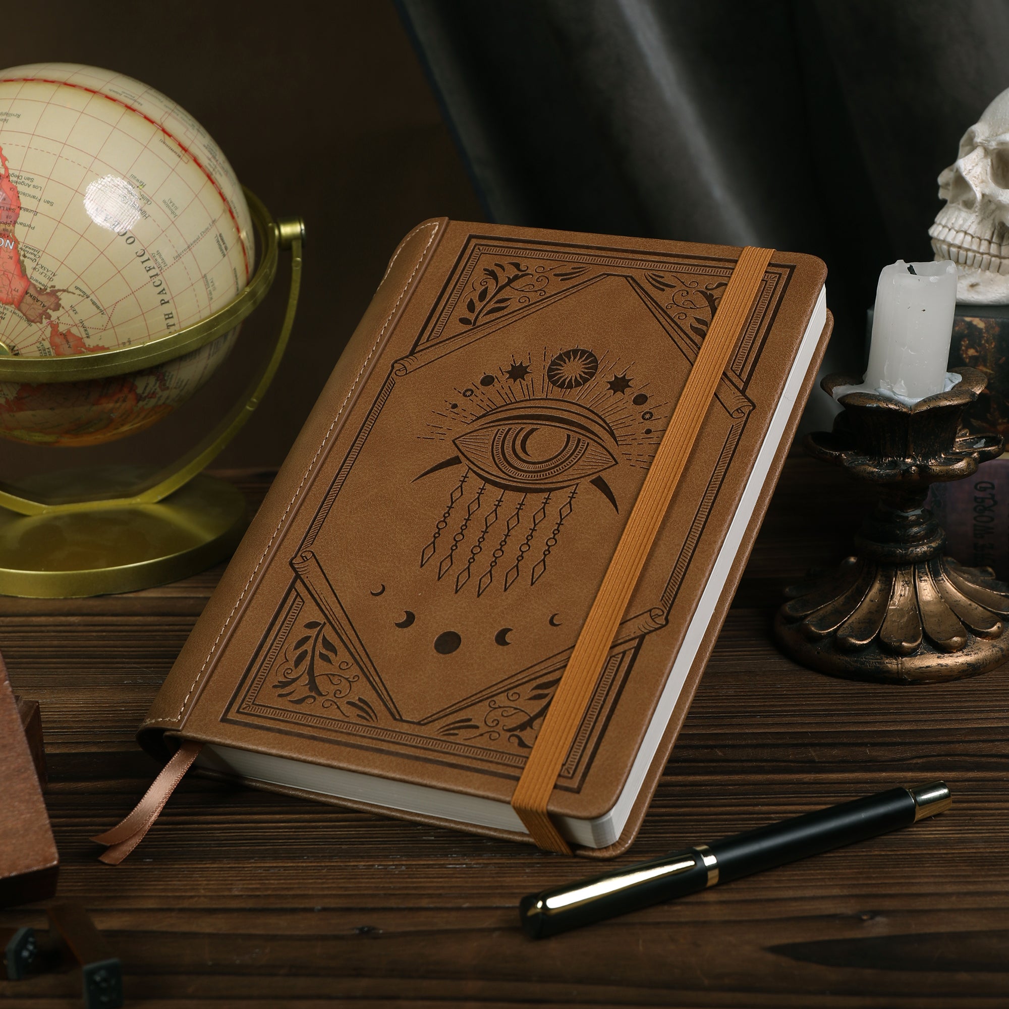 A5 Evil Eye Lined Notebook - Sand - Image 5