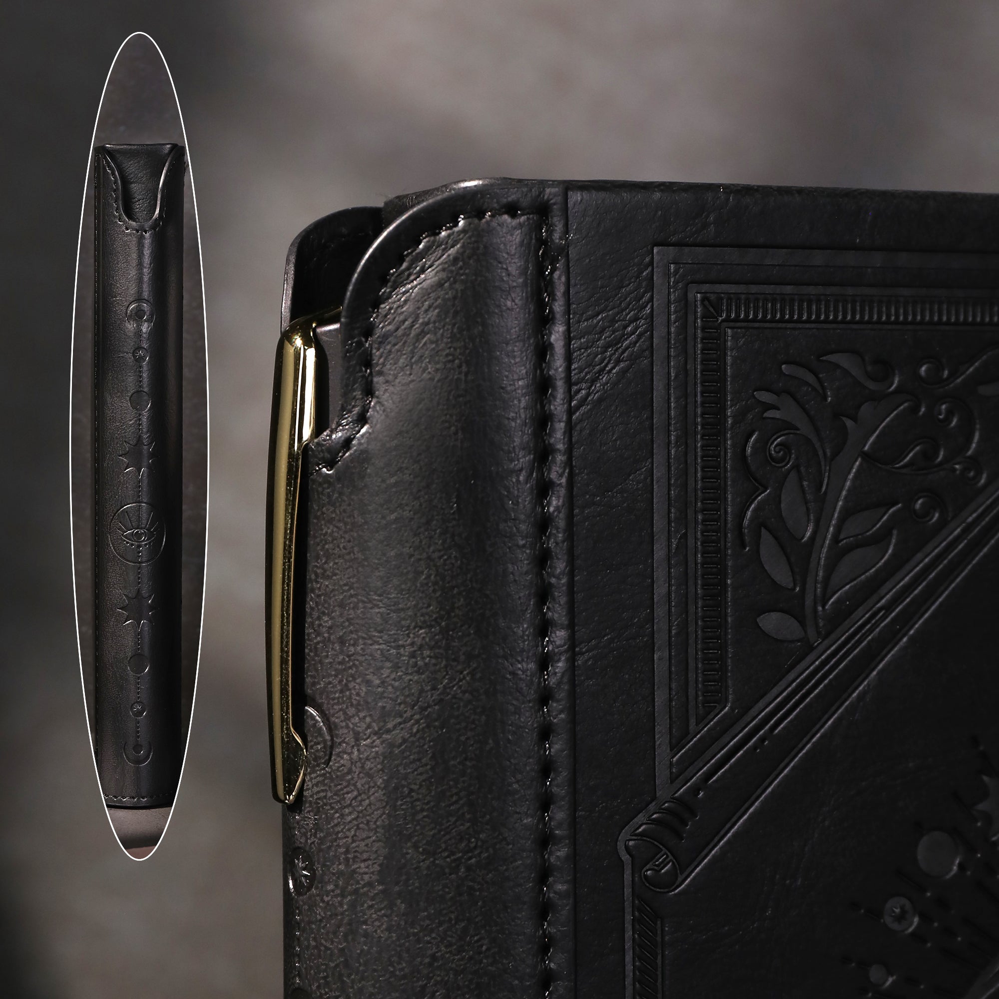 A5 Evil Eye Lined Notebook - Black - Image 2