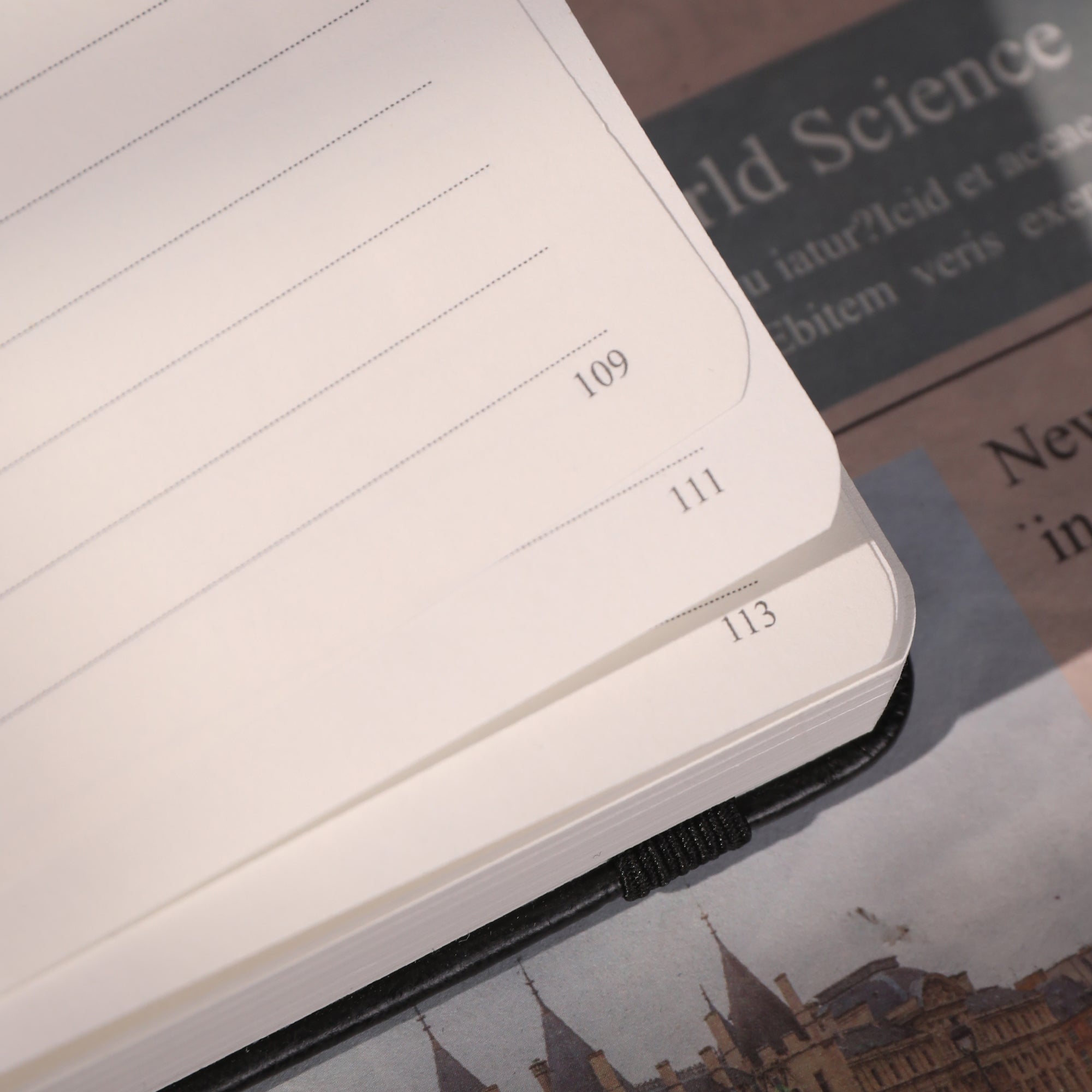 A5 Evil Eye Lined Notebook - Black - Image 3