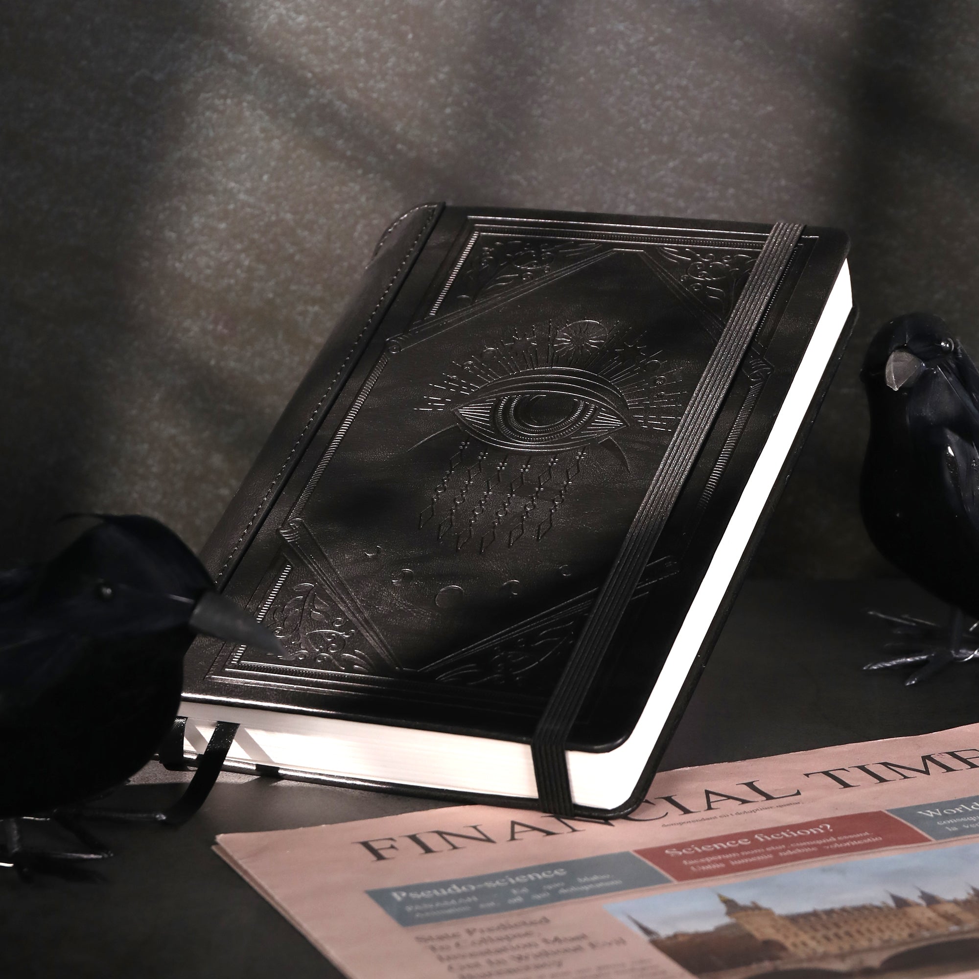 A5 Evil Eye Lined Notebook - Black - Image 5