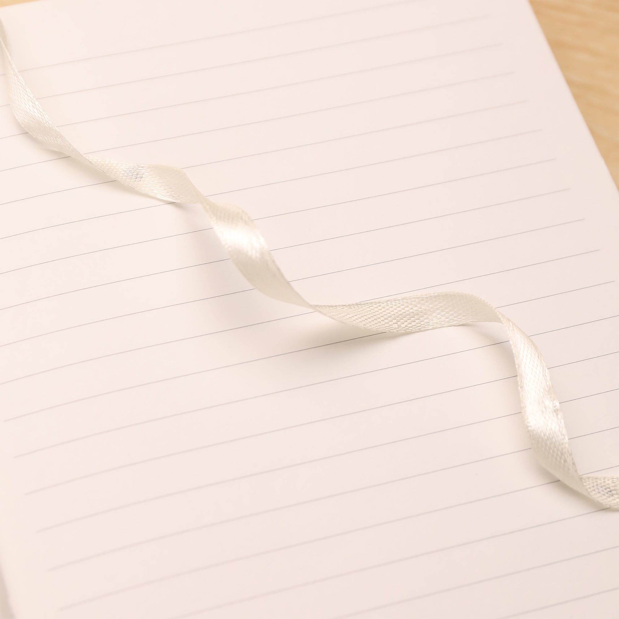 Rose Whisper Lined Notebook - Light Purple