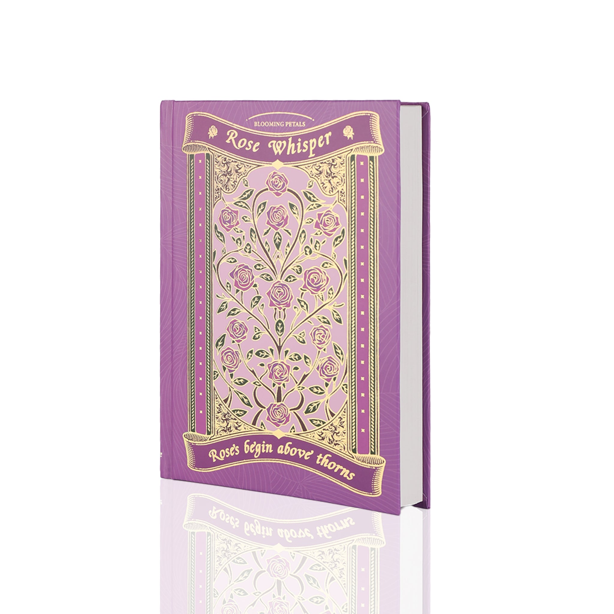 Rose Whisper Lined Notebook - Light Purple - Image 5