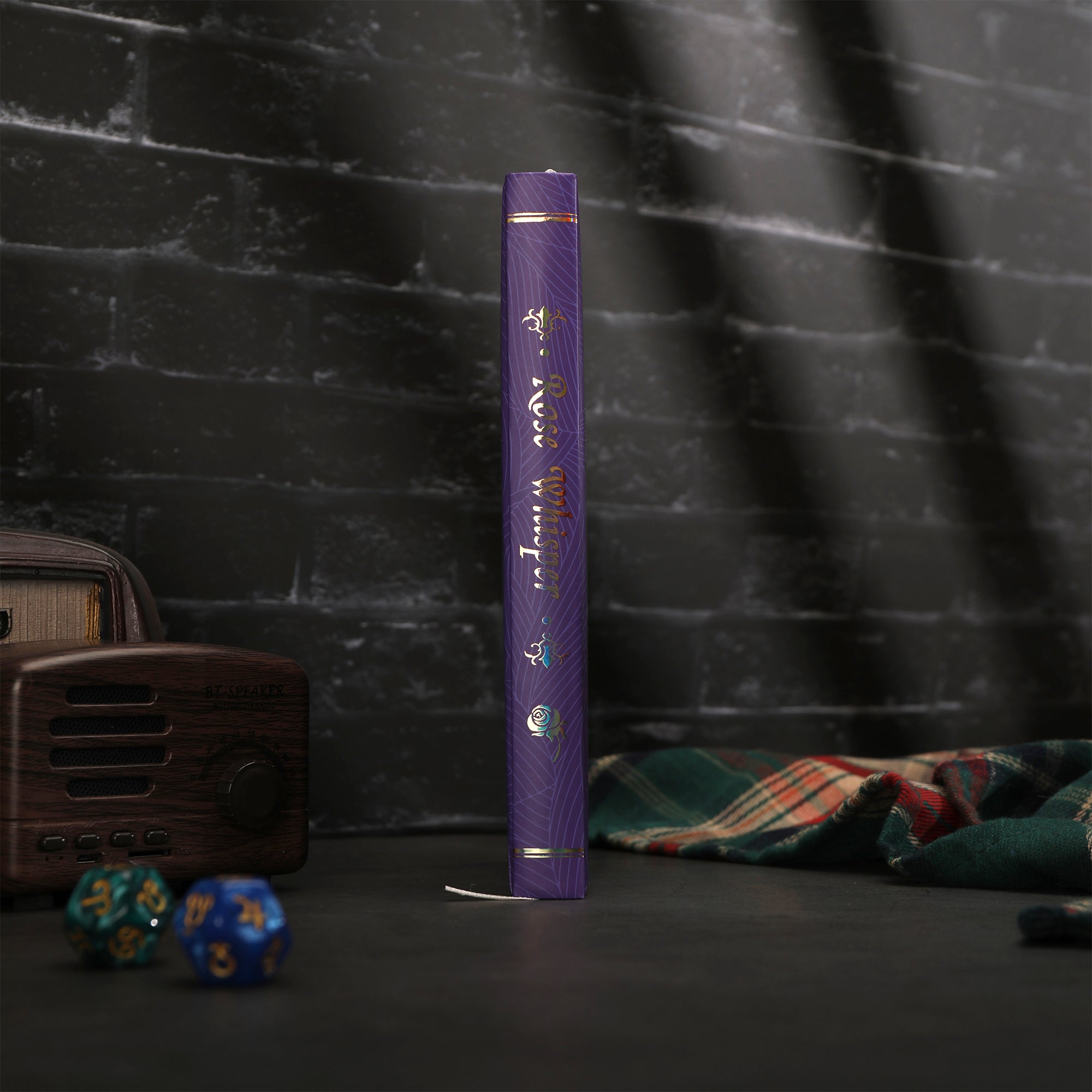 Rose Whisper Lined Notebook - Purple - Image 4