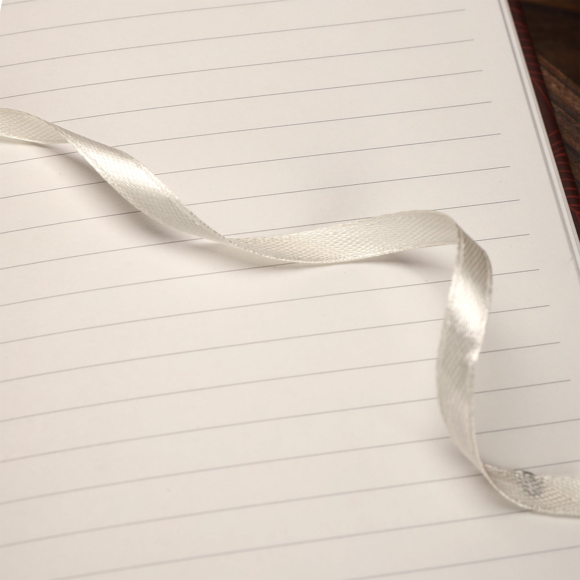 Rose Whisper Lined Notebook - Red - Image 4