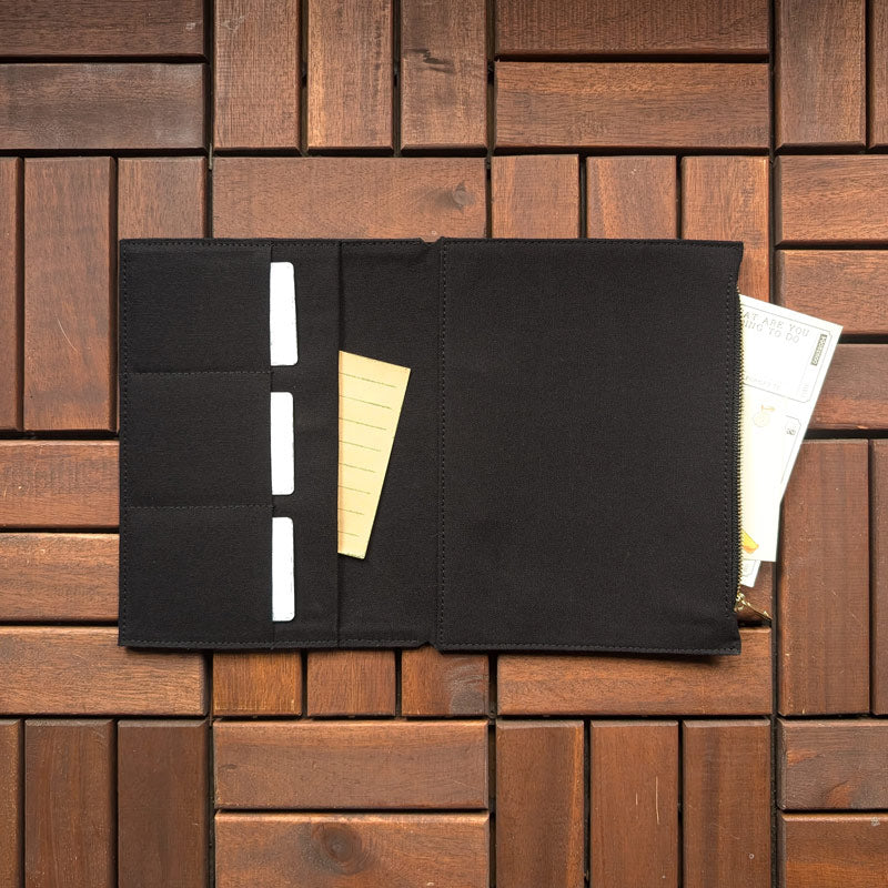 Charcoal Black Fabric Pocket Insert - A5 - Image 2